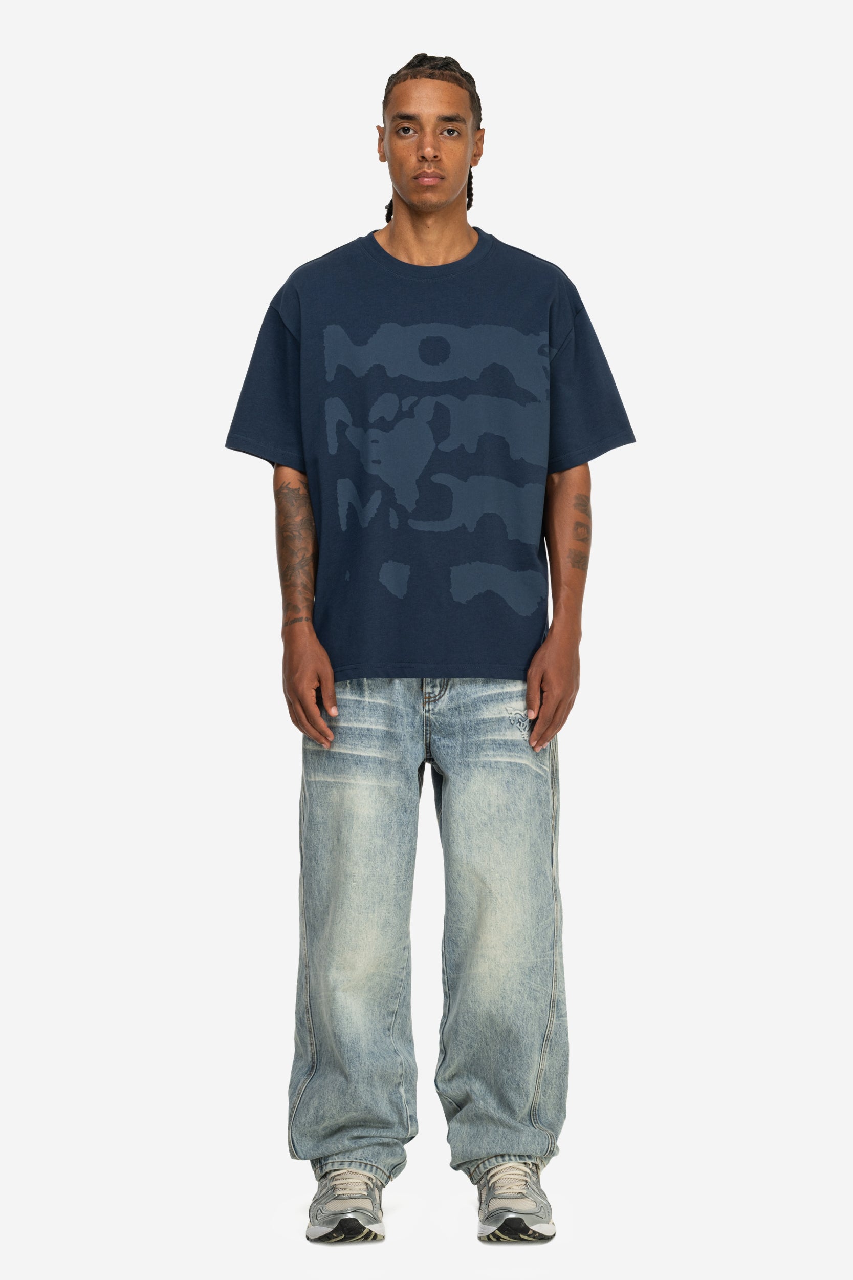 RADIANT CASH TEE NAVY