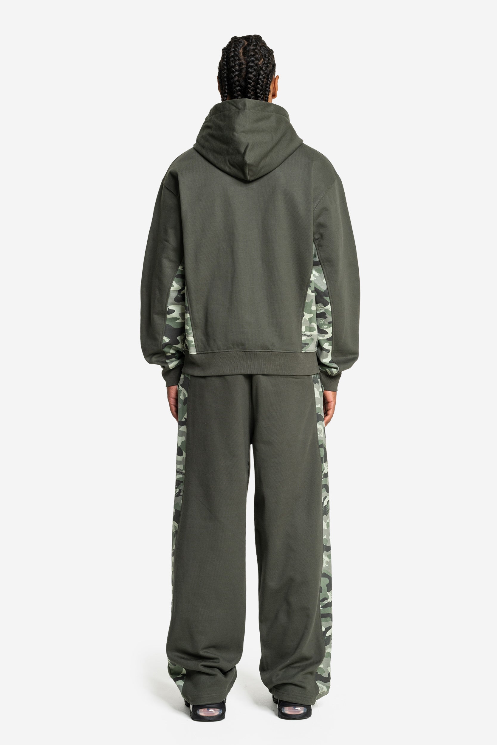 TWO TONE ZIP GREEN CAMO