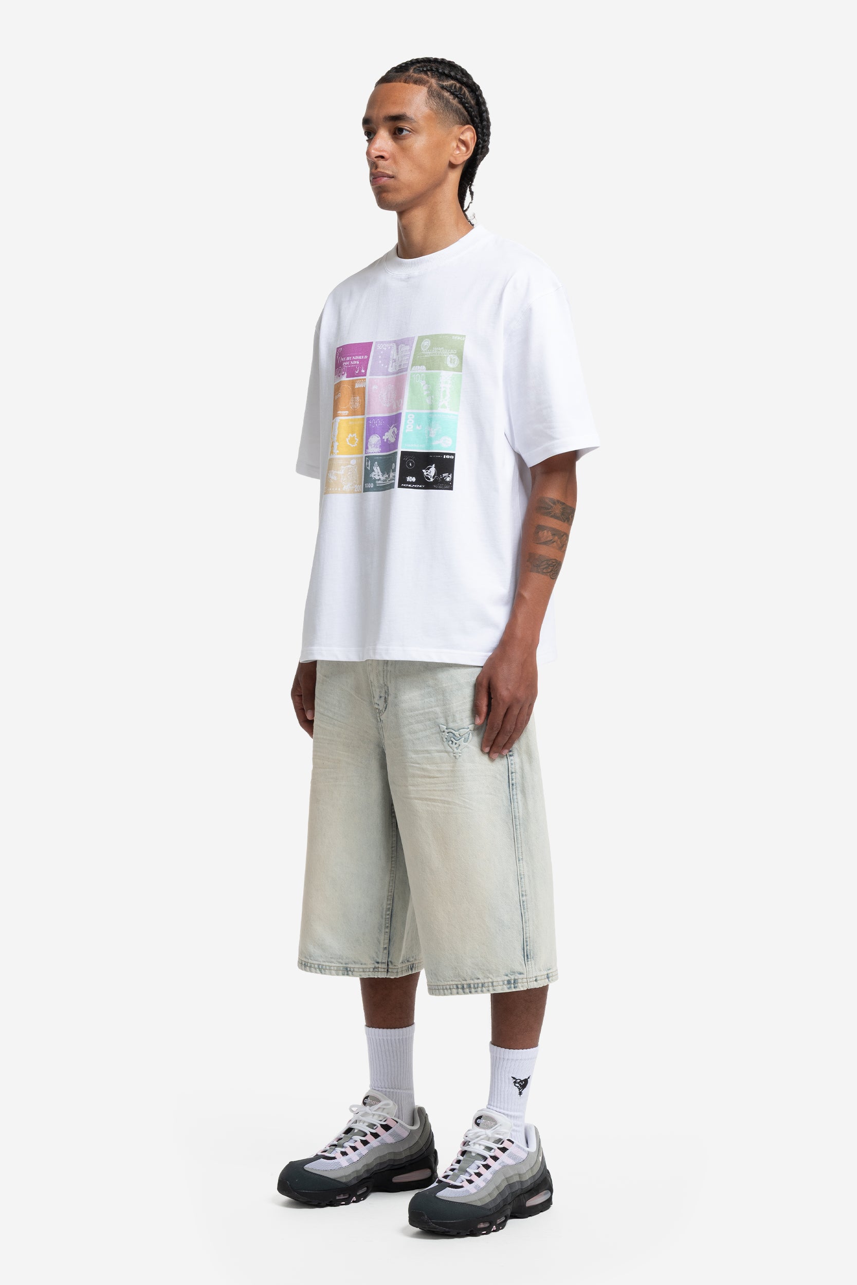 DISTINCTIVE JORTS BLUE