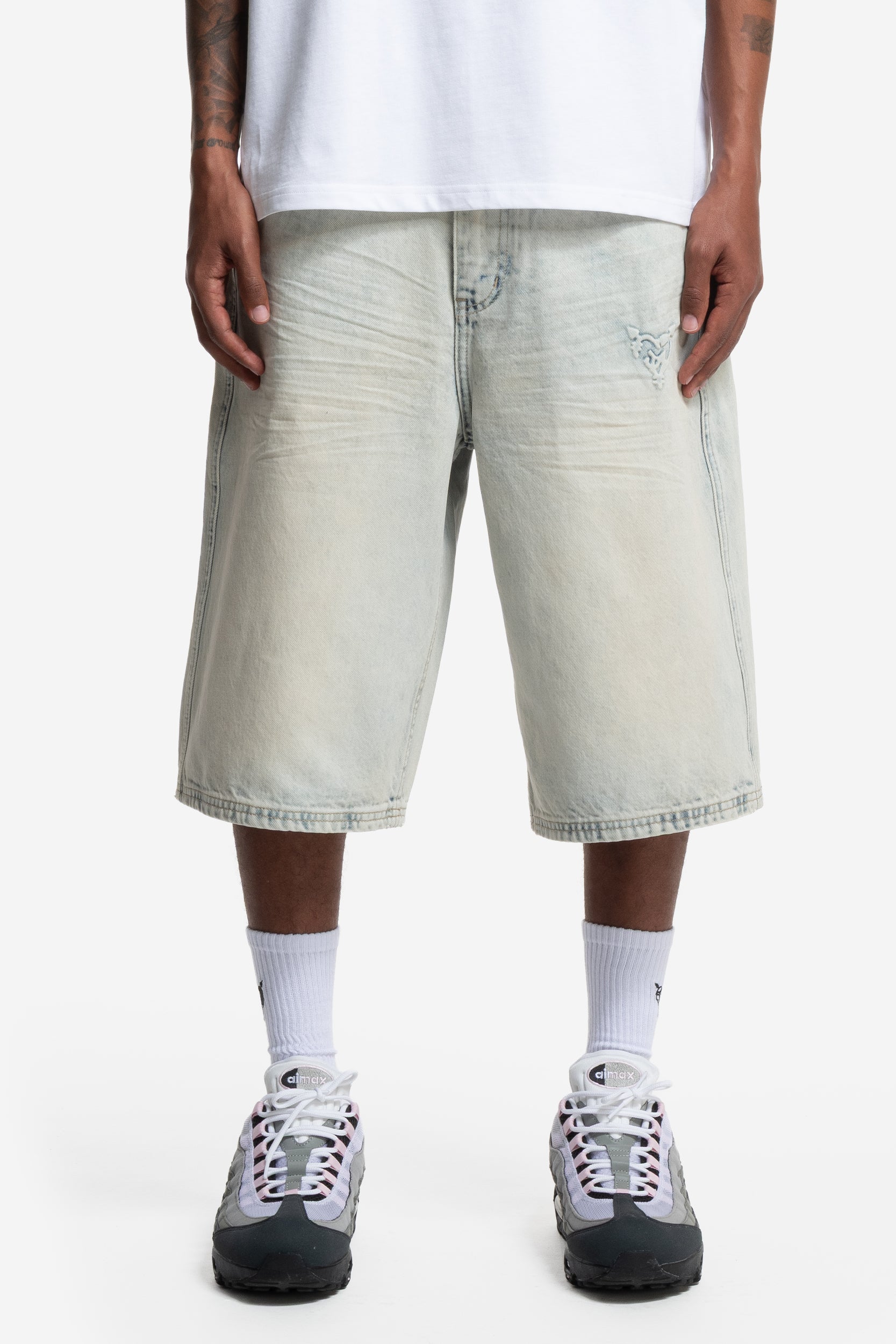 DISTINCTIVE JORTS BLUE