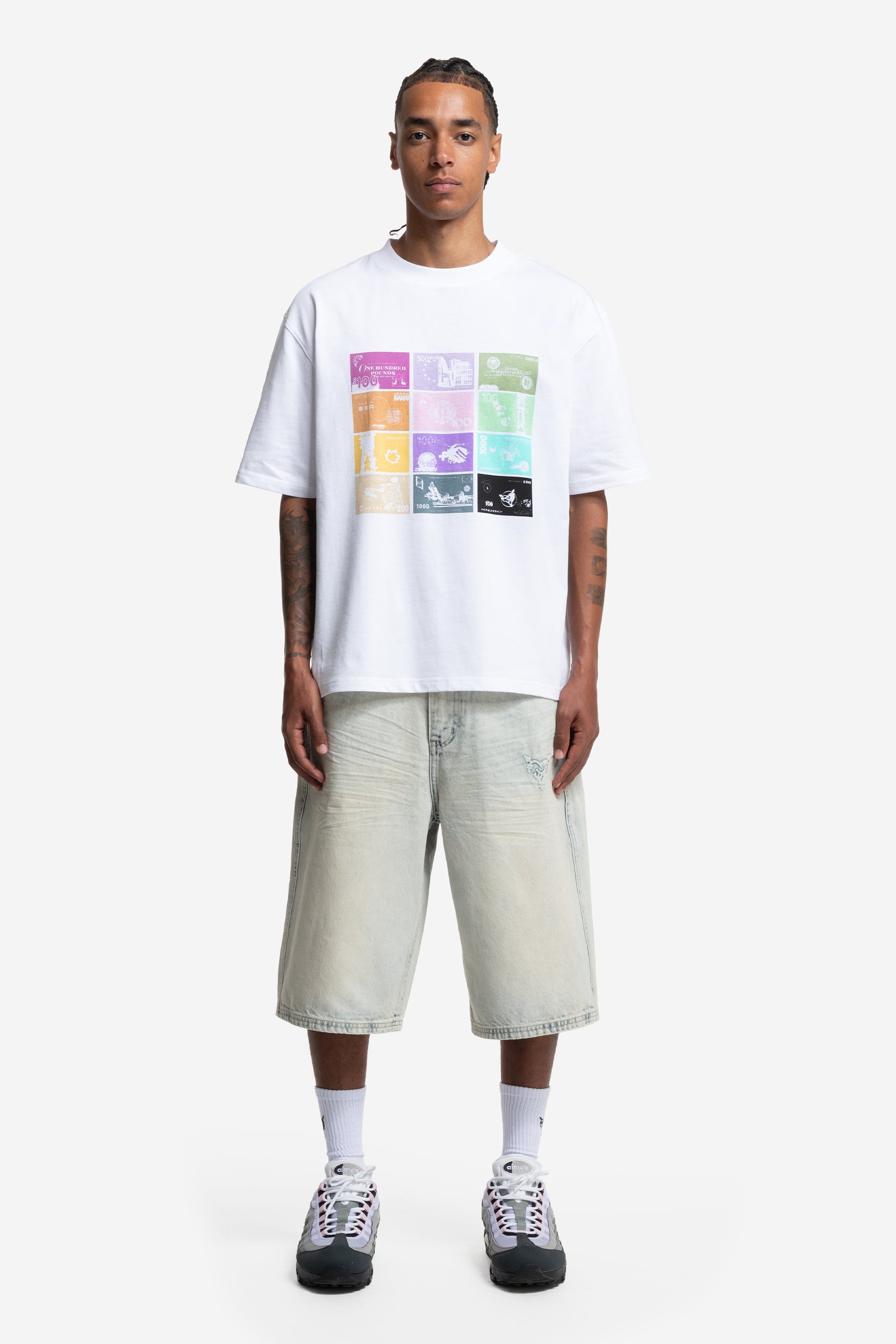 DISTINCTIVE JORTS BLUE