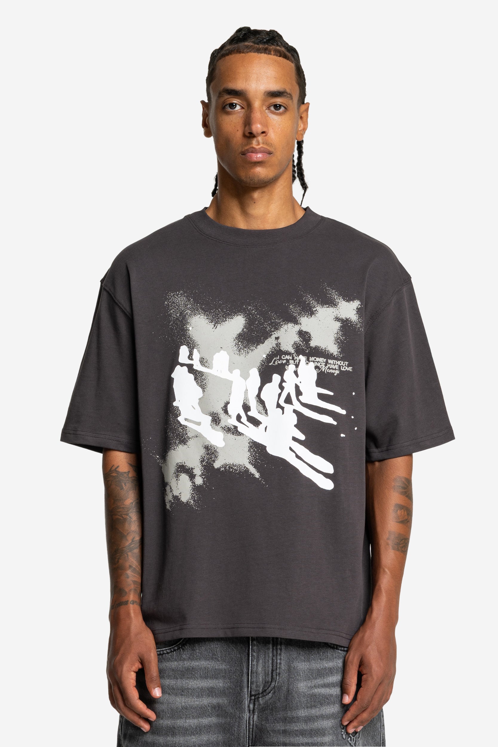 TRANSCENDENTAL TEE DARK GREY