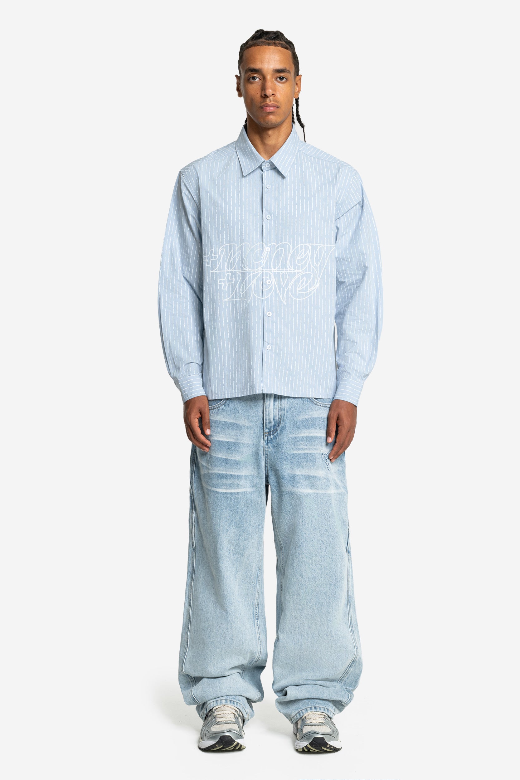 LONG-SLEEVE SHIRT BLUE