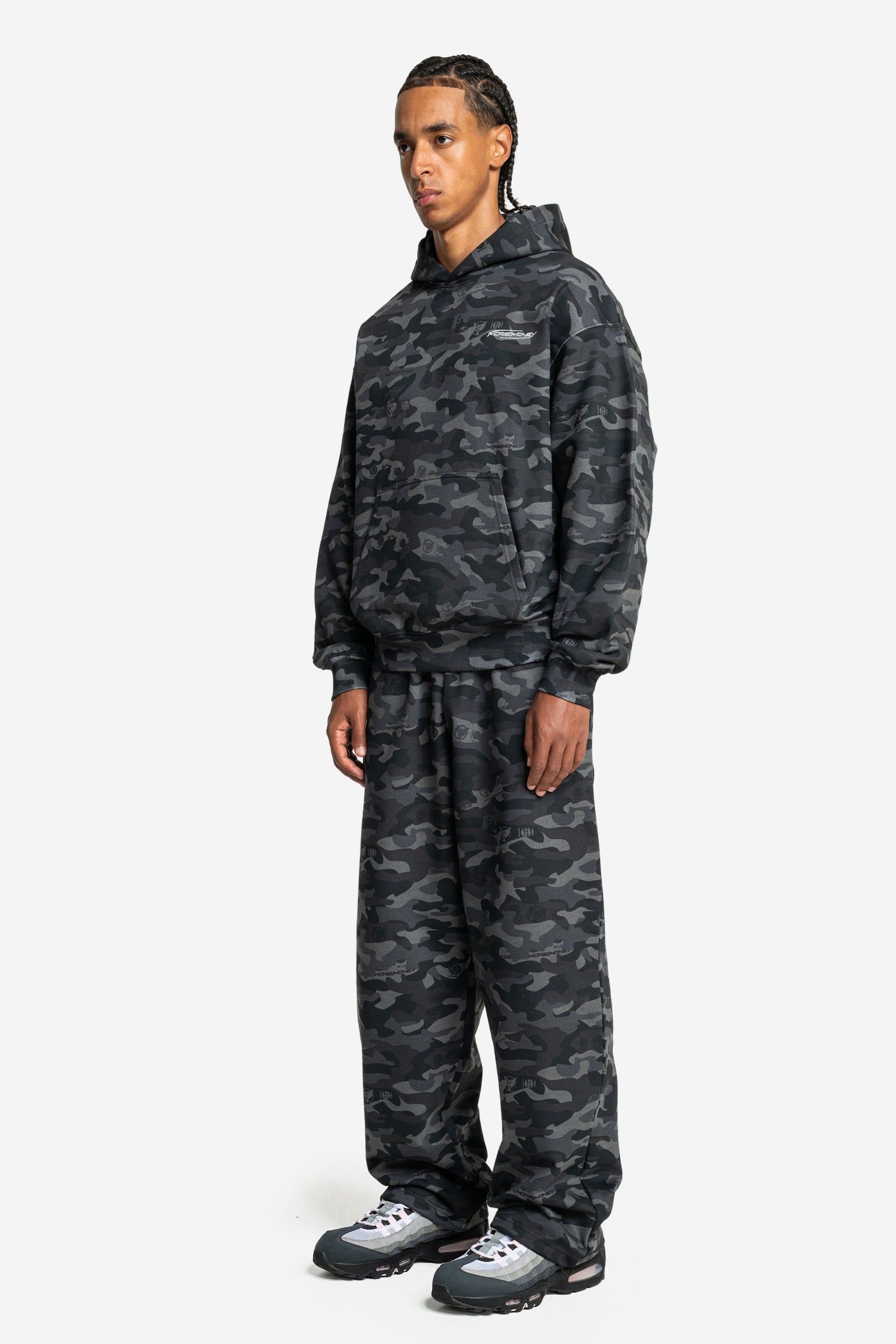 CAMO HOODIE BLACK