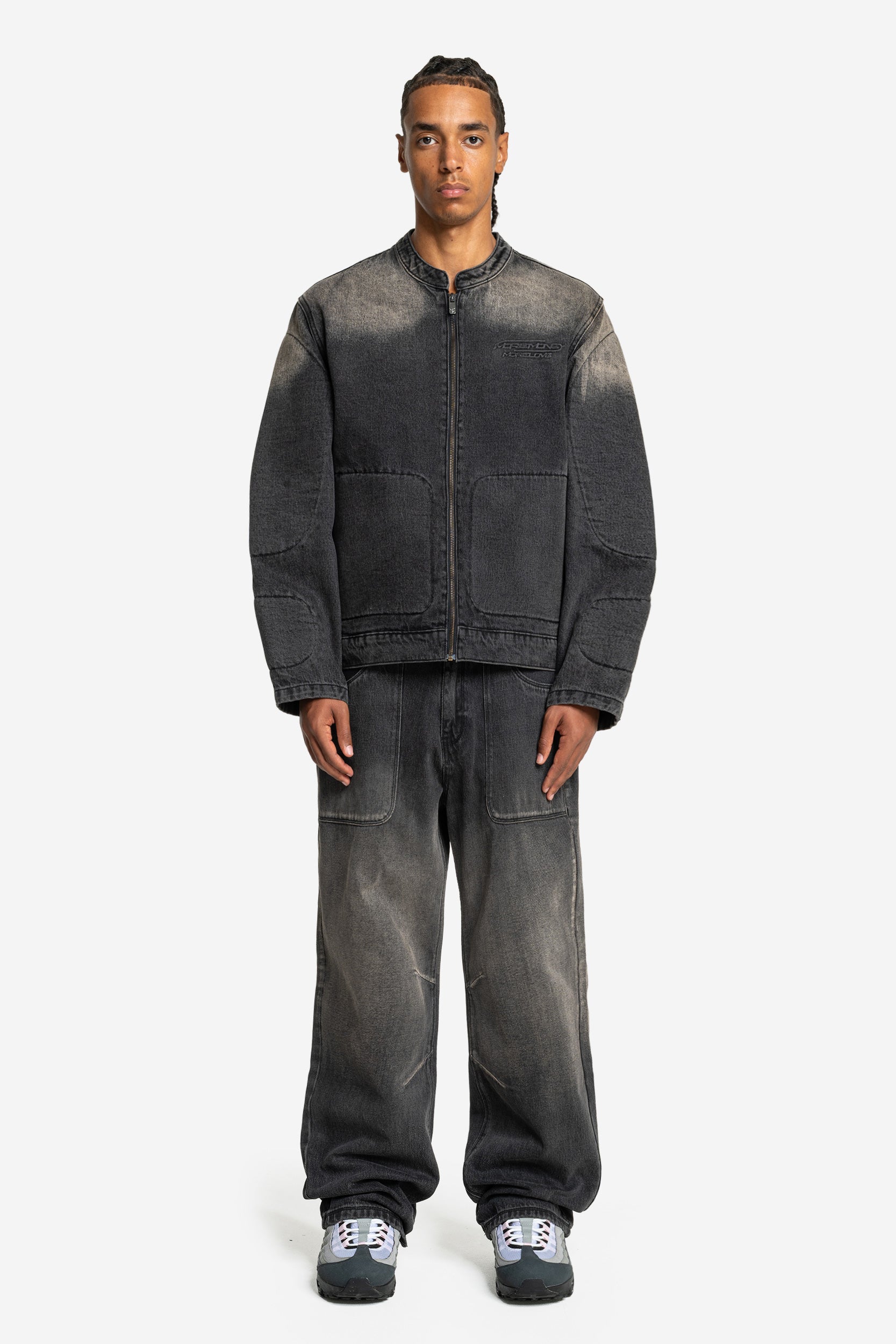 CRUSH DENIM BLACK WASHED