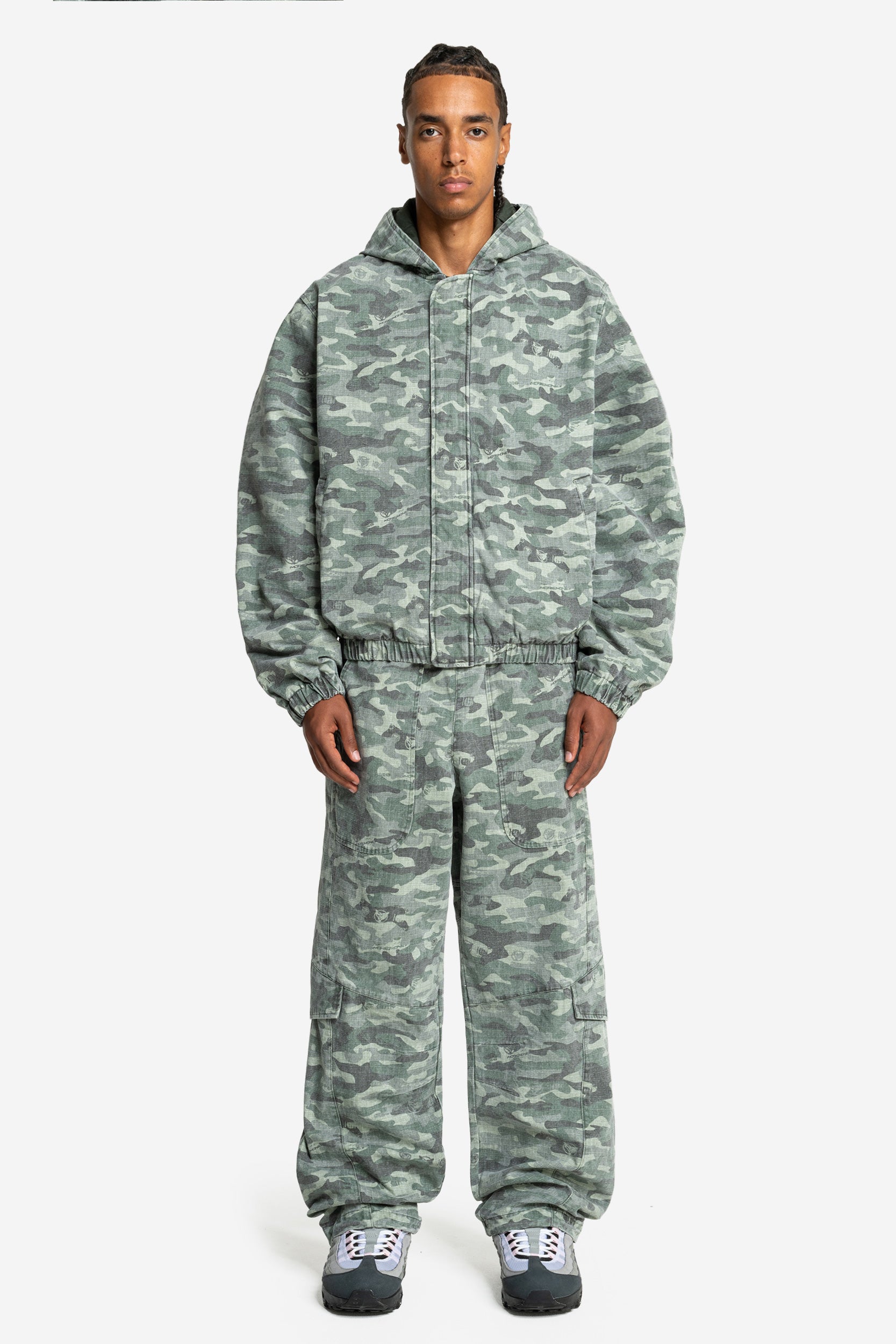 RIPSTOP PANTS CAMO GREEN