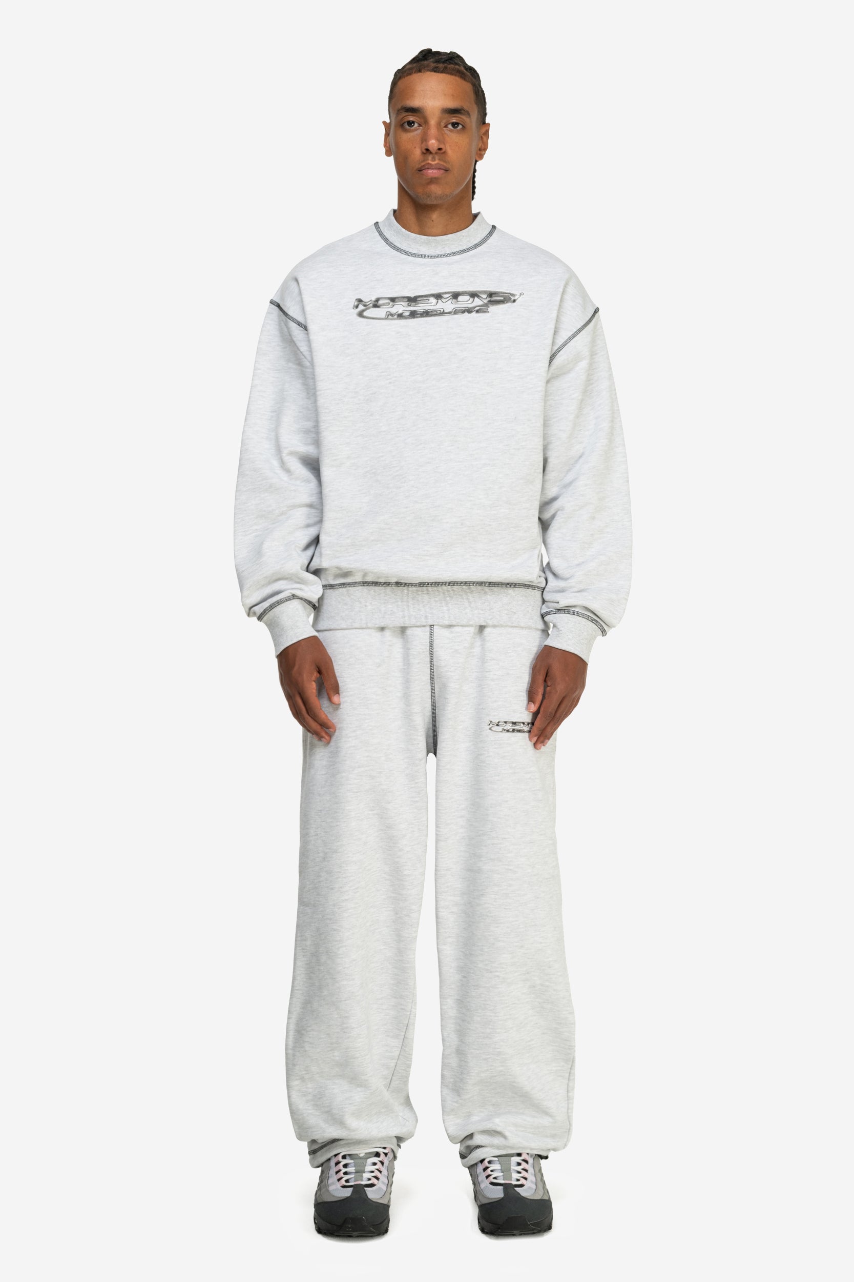 FLATLOCK BASE JOGGER GRAY MELANGE