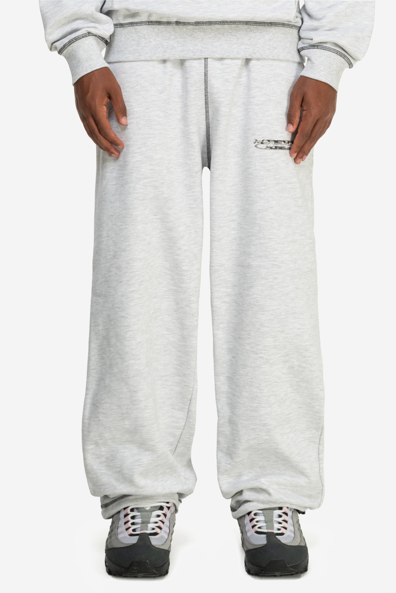 FLATLOCK BASE JOGGER GRAY MELANGE