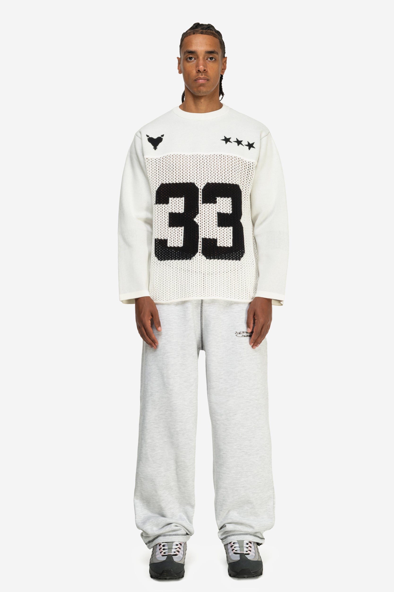 KNIT JERSEY WHITE