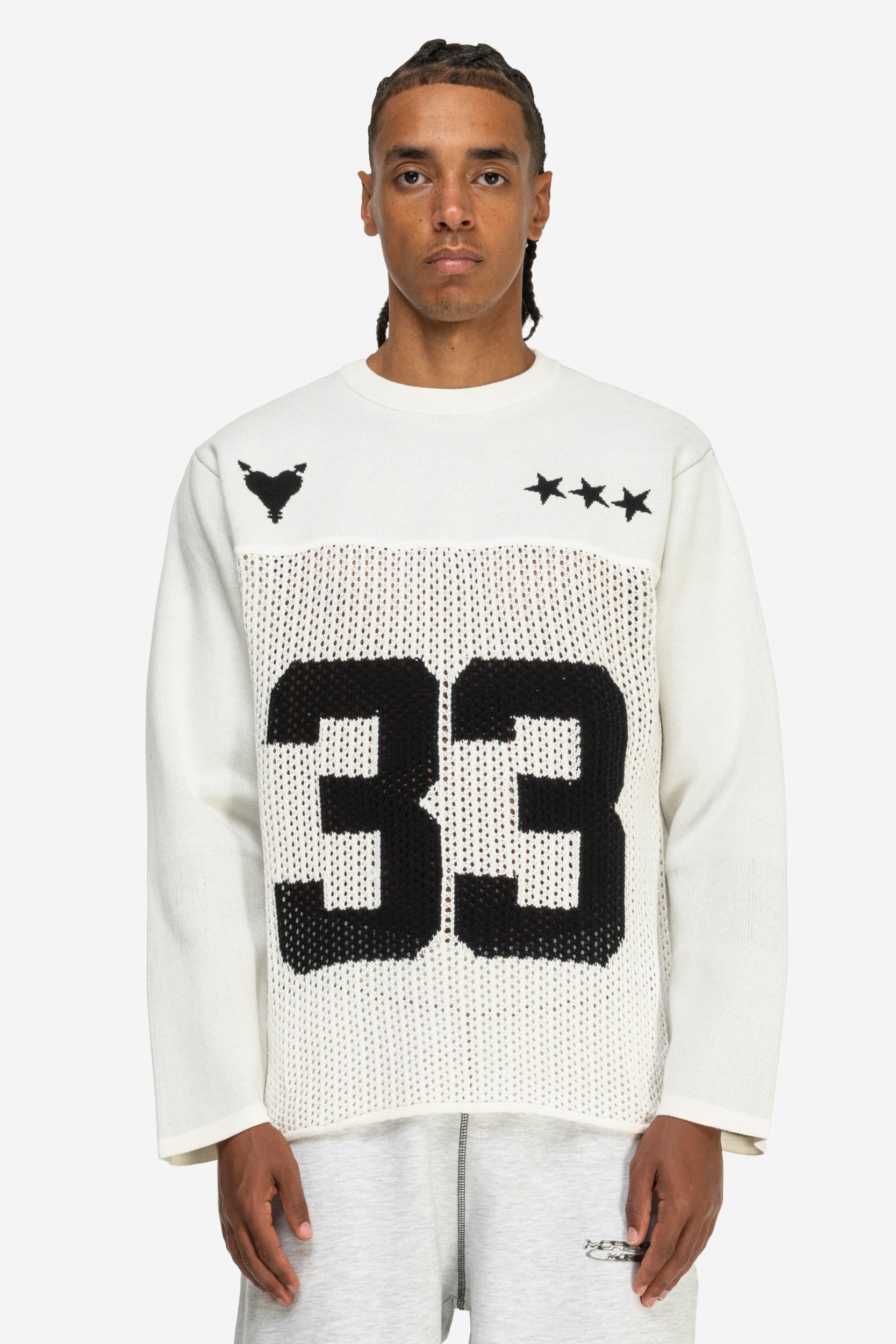 KNIT JERSEY WHITE