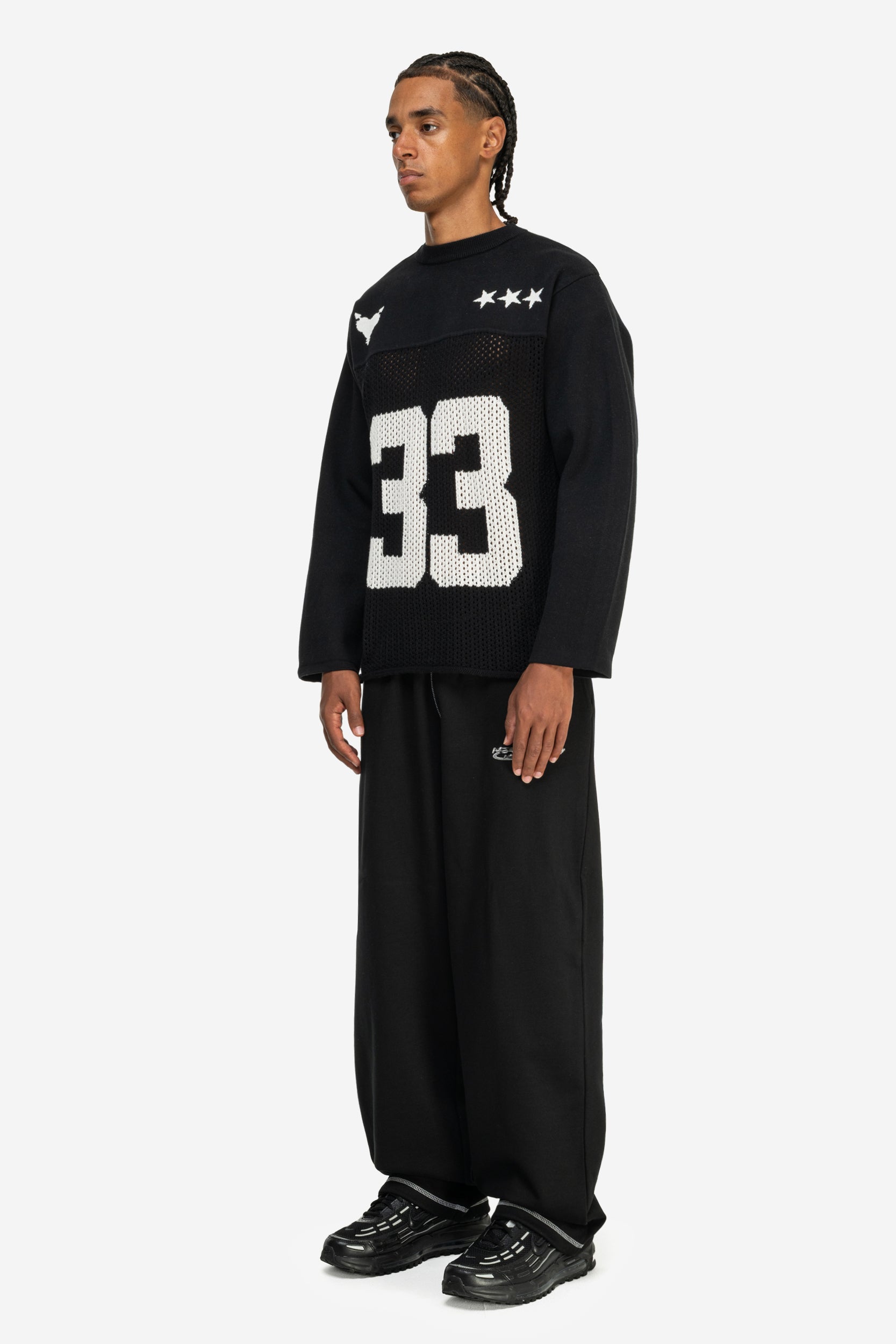 KNIT JERSEY BLACK