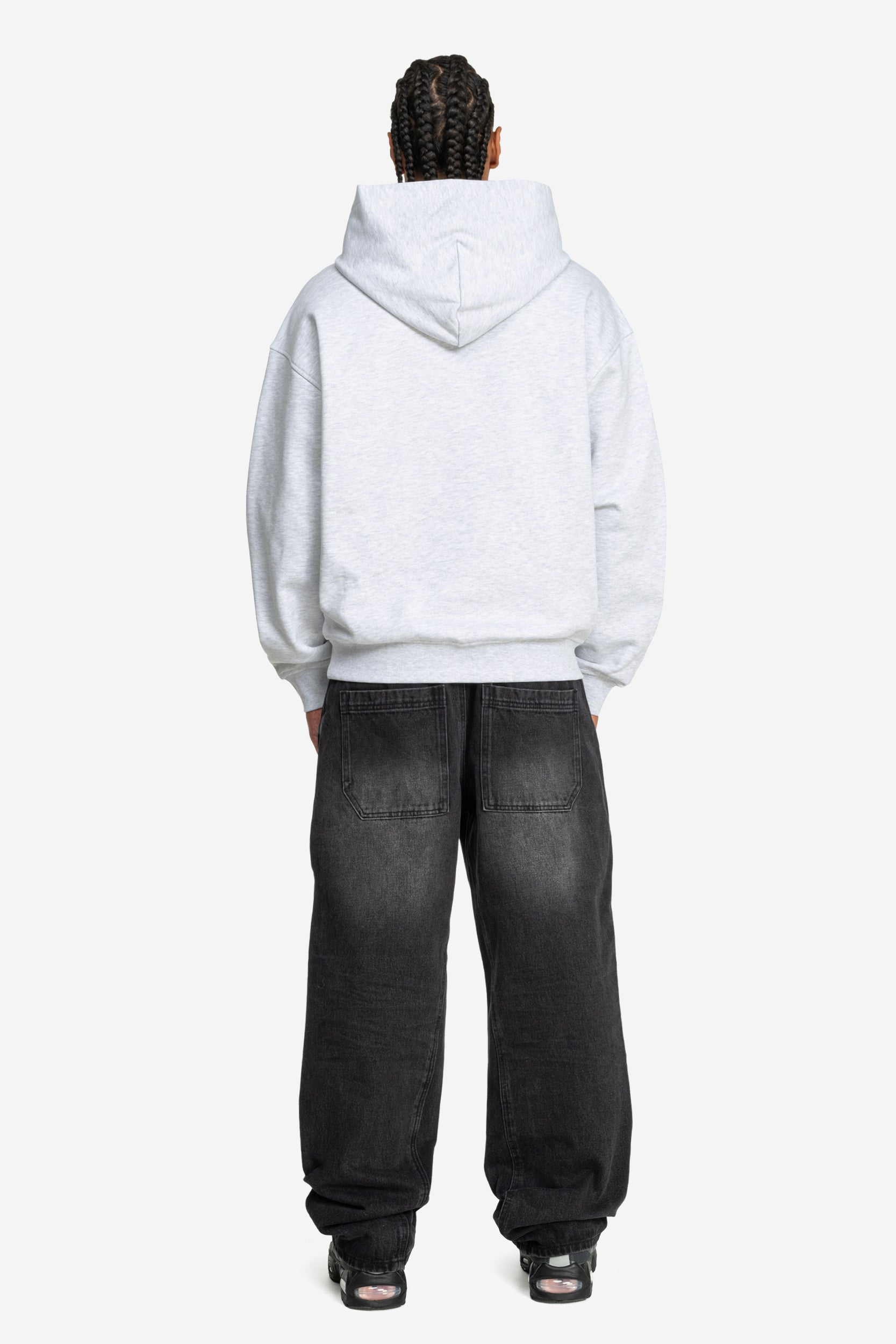 WET DREAM HOODIE GREY MELANGE