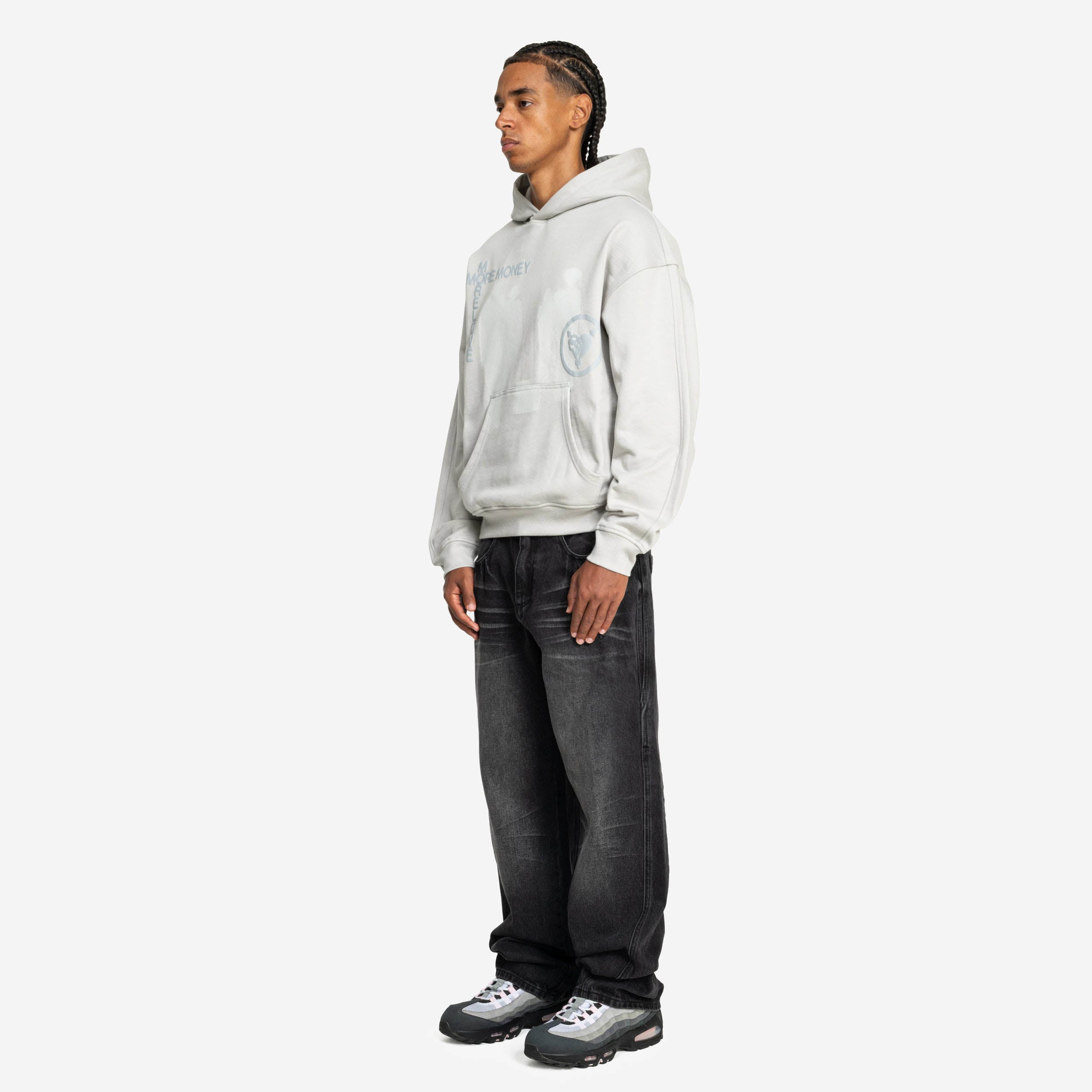 LOST BOND HOODIE LIGHT GREY