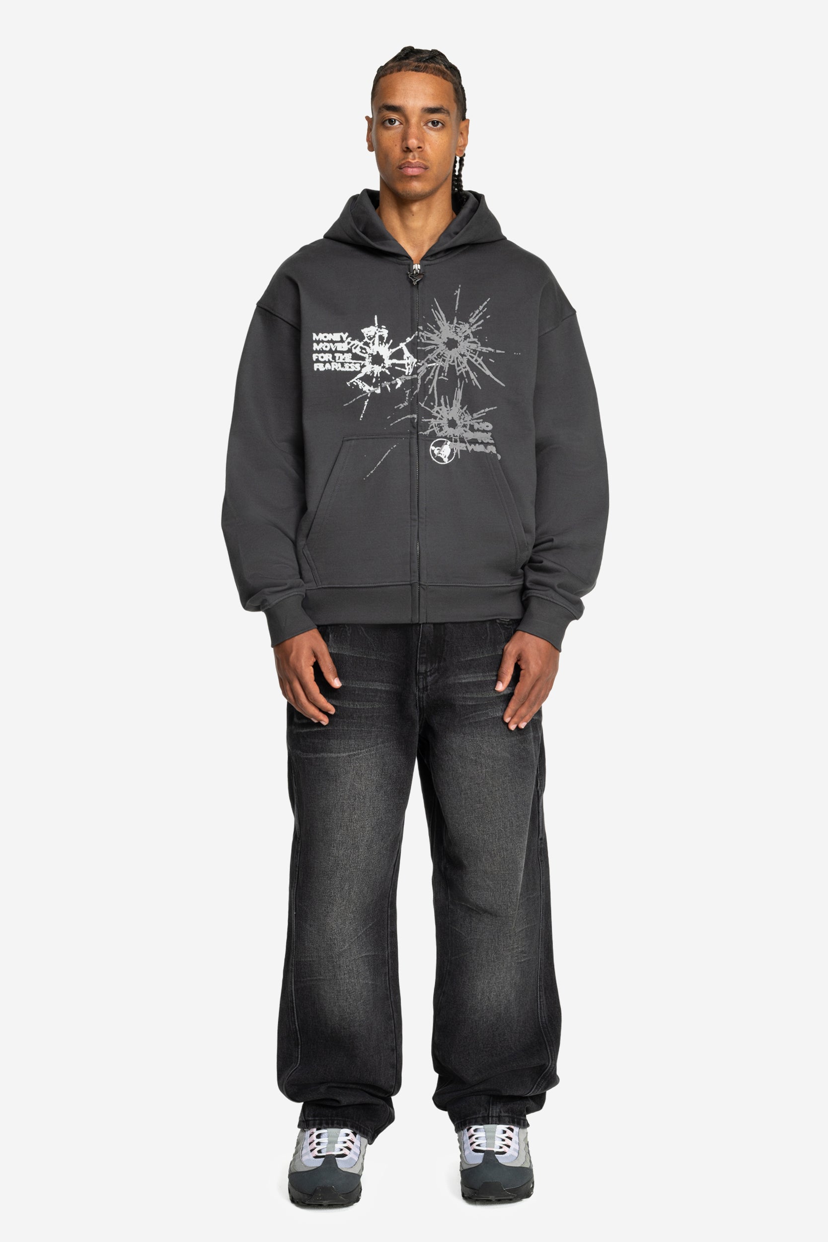 SPLINTER ZIP DARK GREY