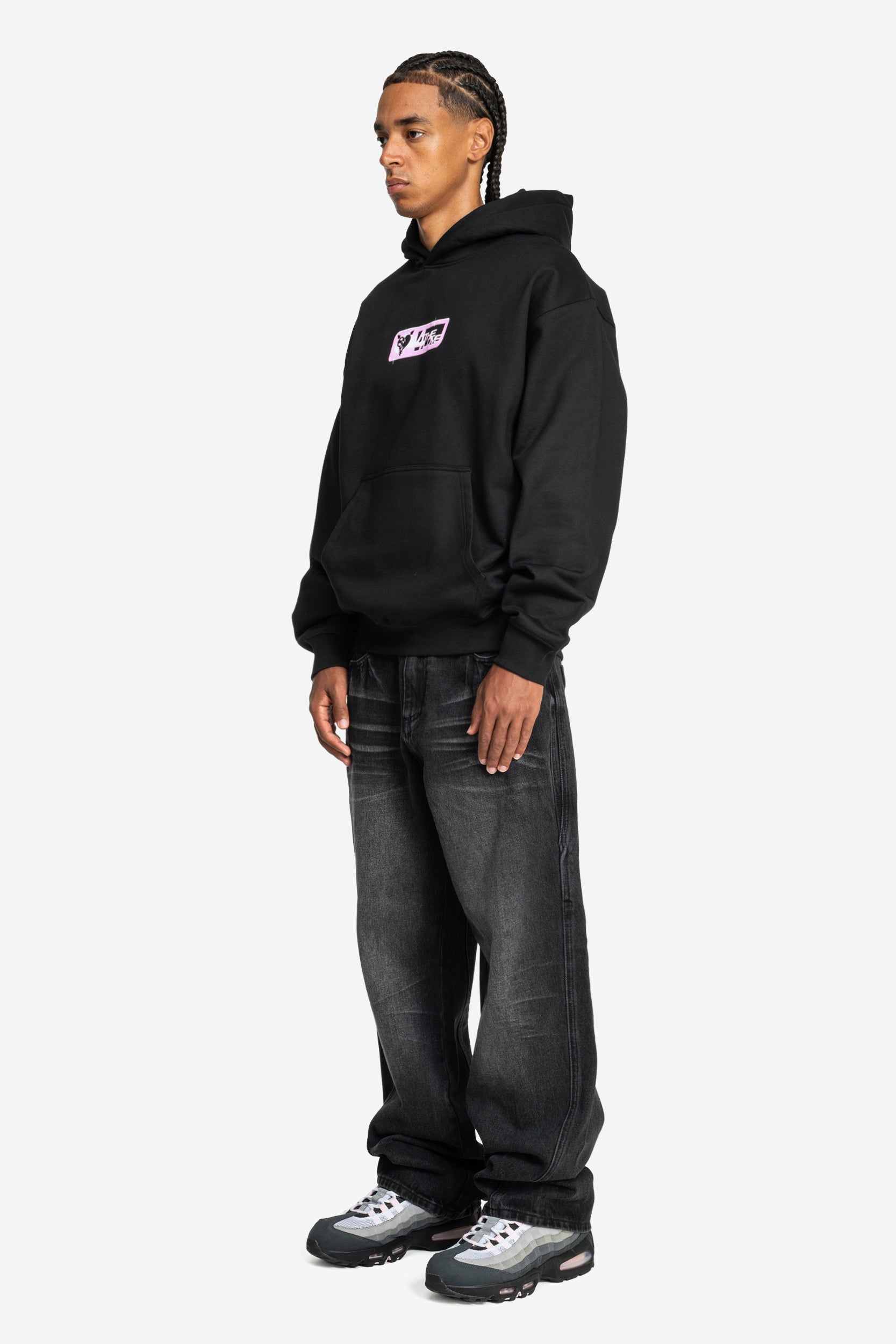 MORE LOVE HOODIE BLACK