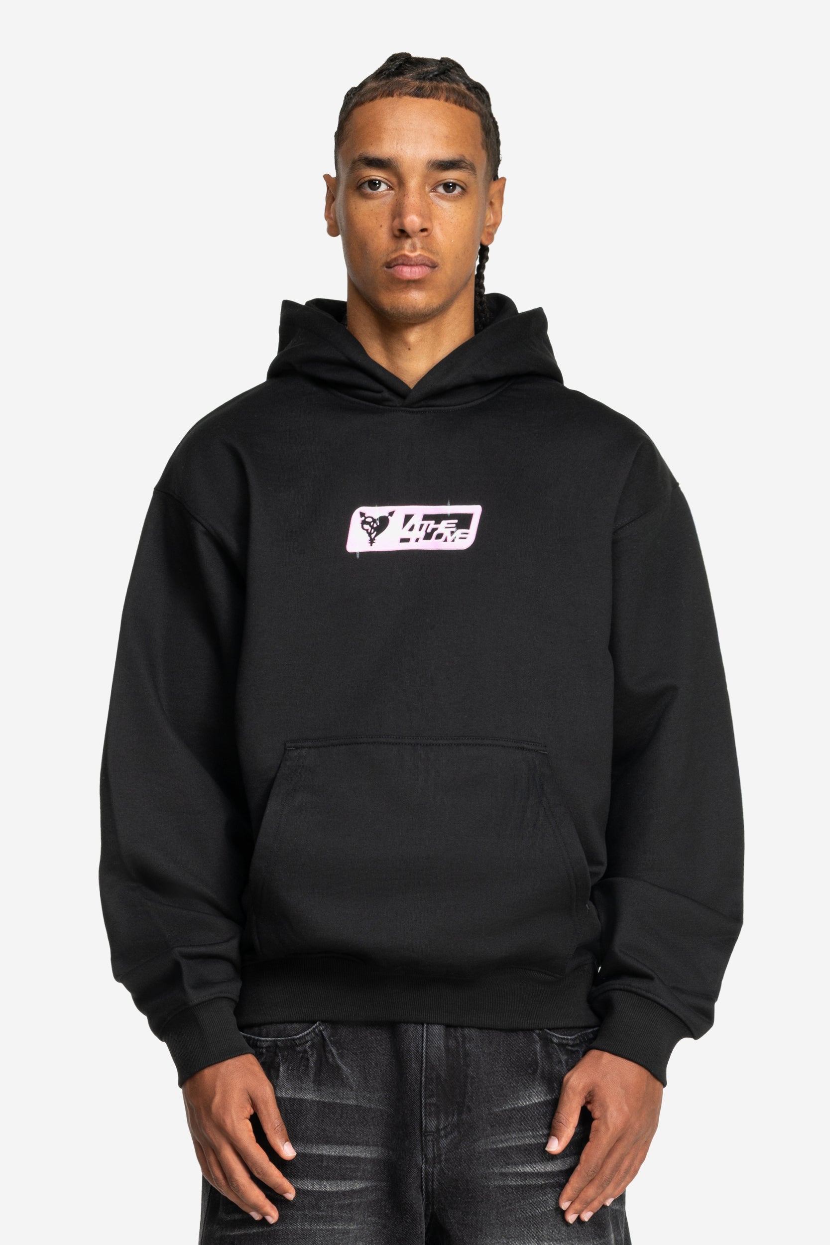 MORE LOVE HOODIE BLACK