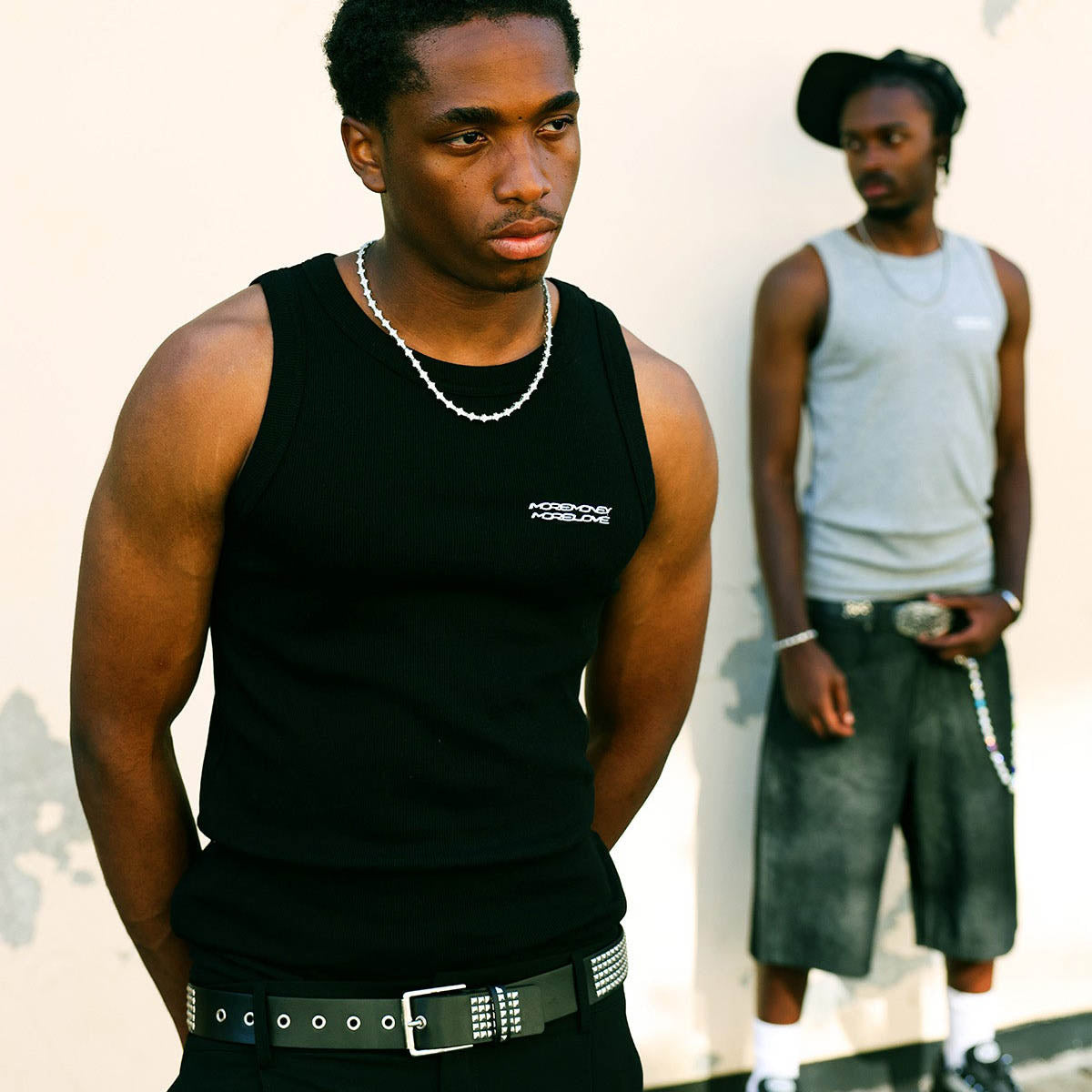 TANKTOP BLACK (2-PACK)