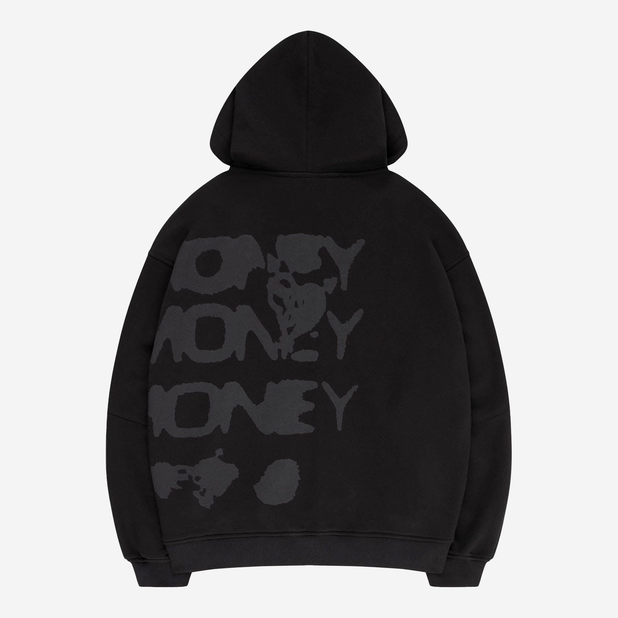RADIANT CASH ZIP ALL BLACK