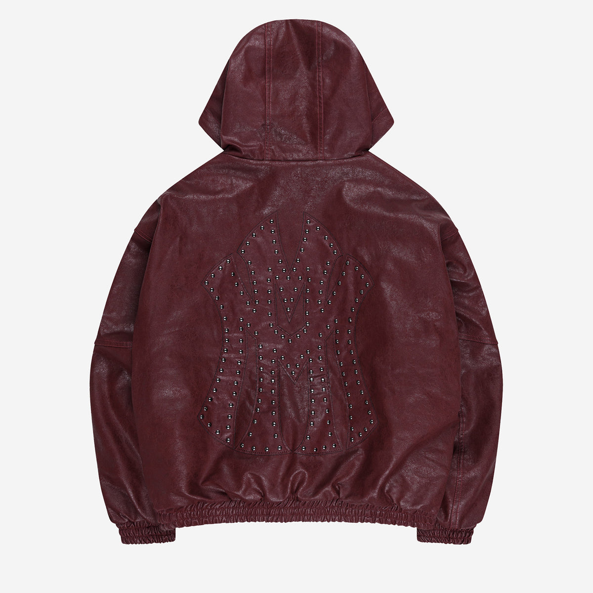 DA BIG M LEATHER JACKET RED