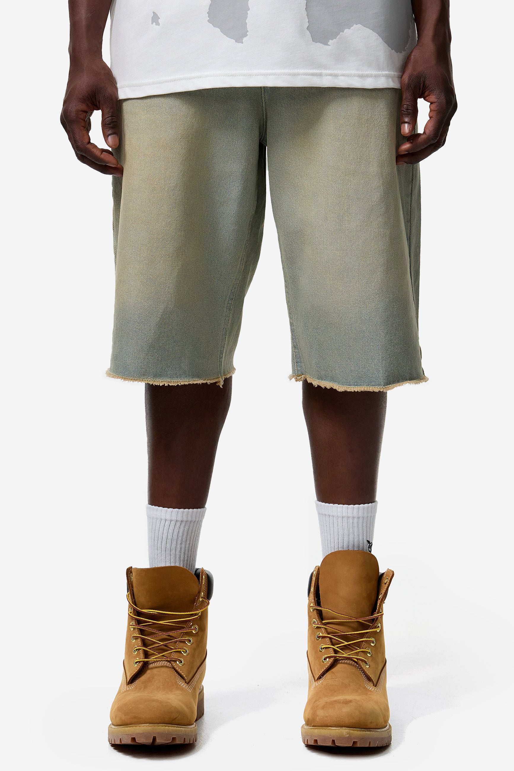 CASH PRINTED SHORTS BEIGE