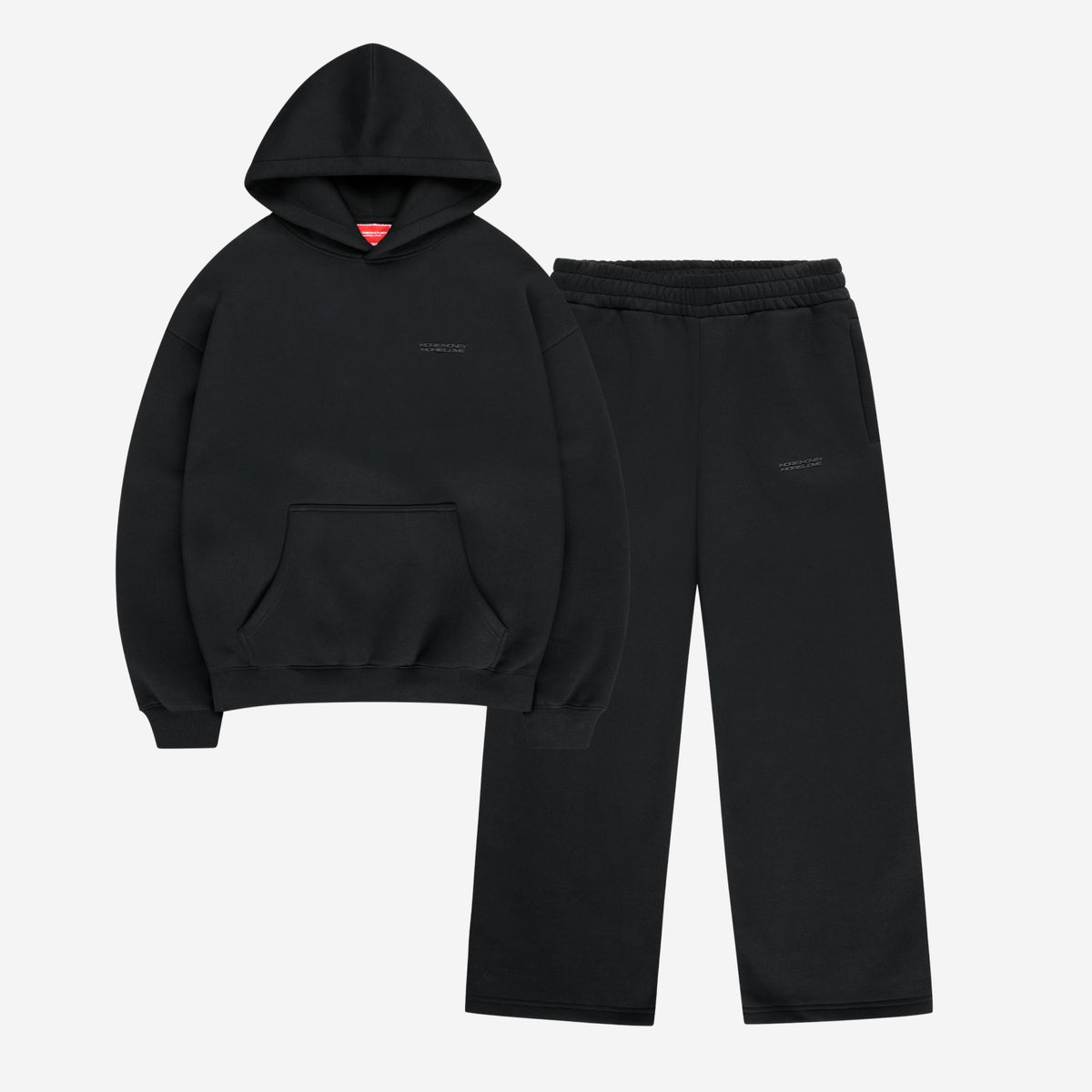 CLOUDS HOODIE + JOGGER BLACK