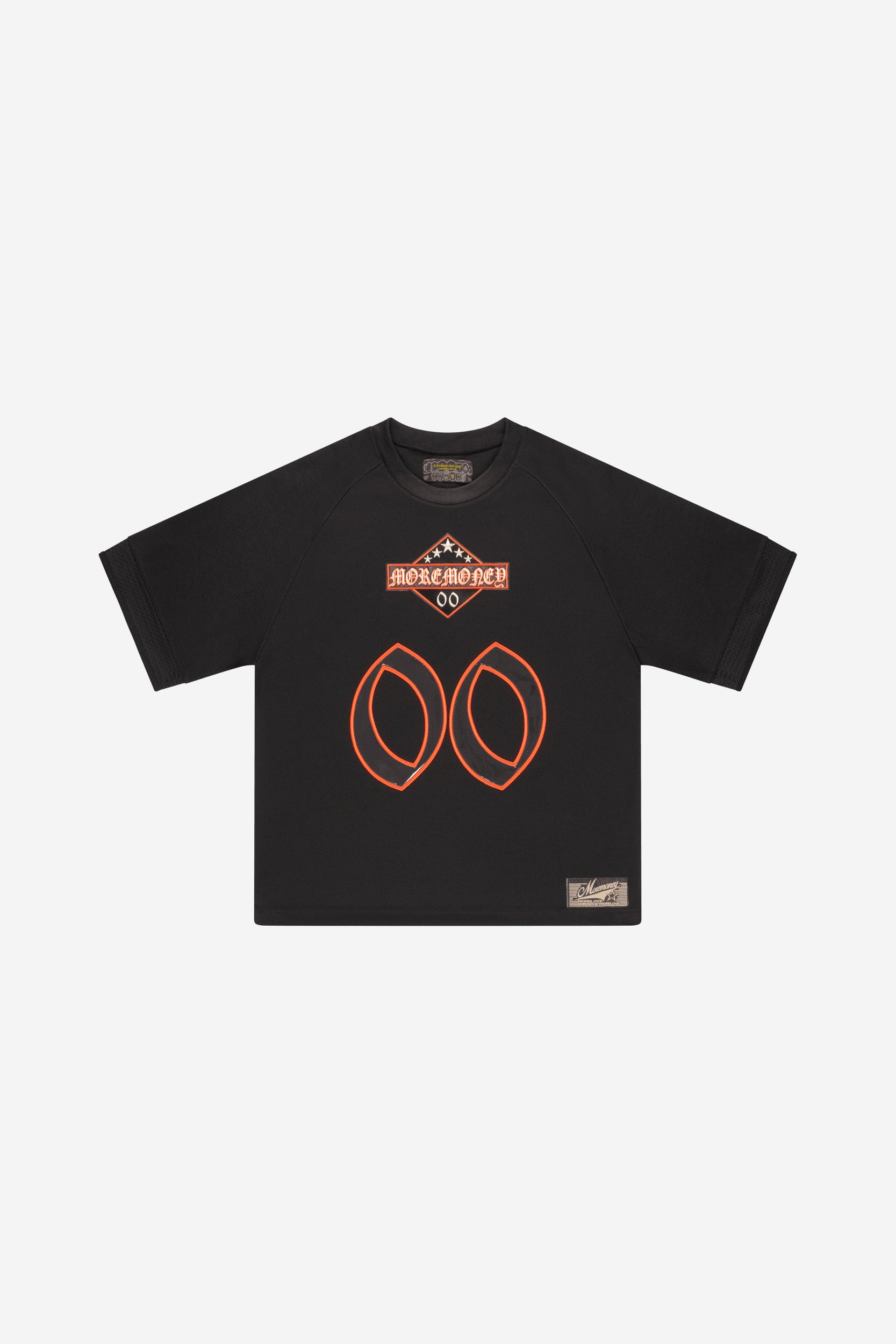 MORE MONEY MESH JERSEY BLACK