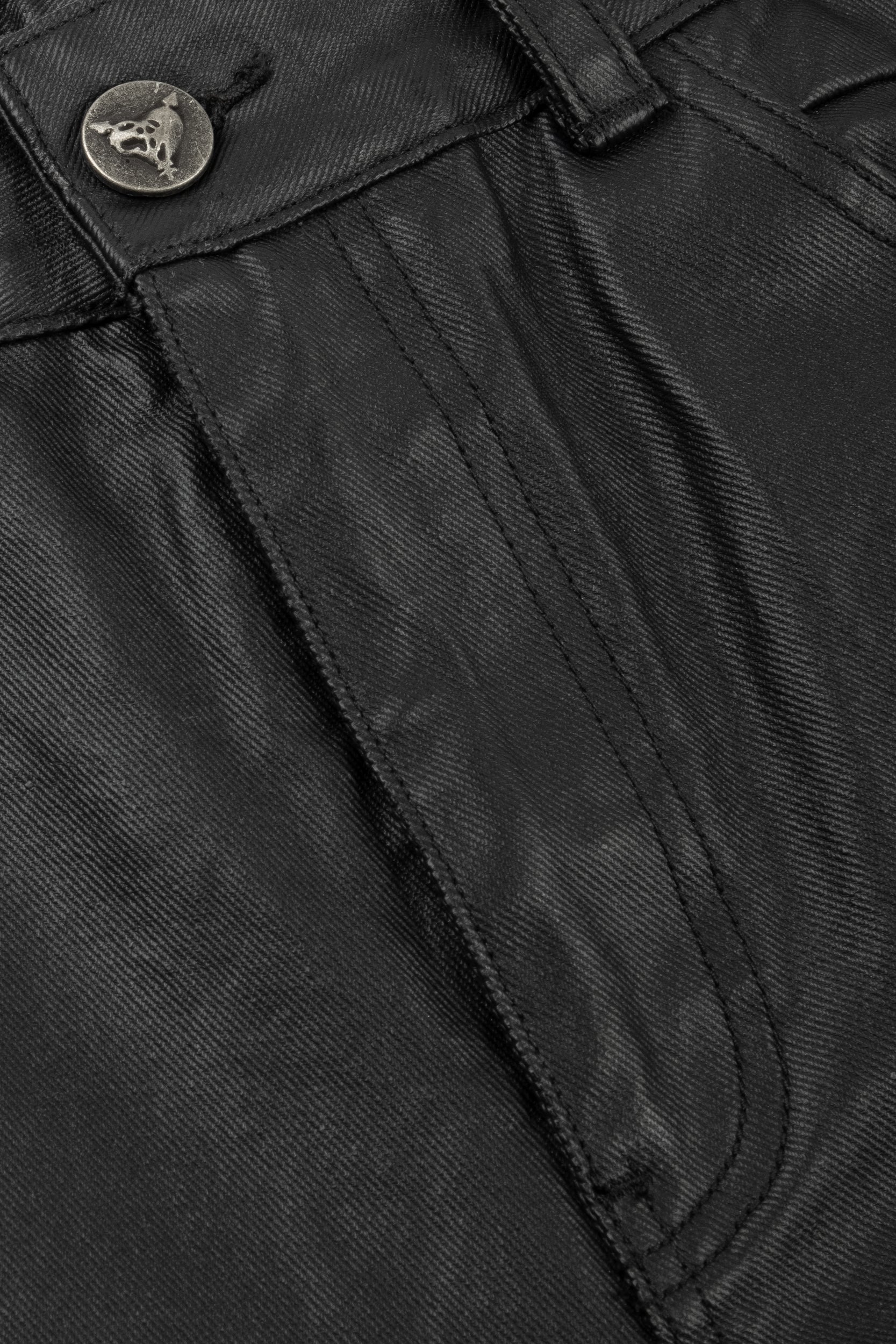 COATED MC PANTS BLACK