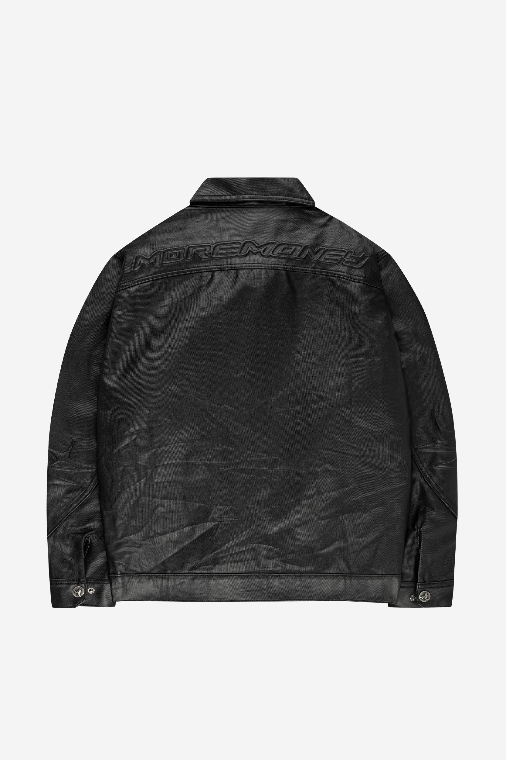COATED MC JACKET BLACK