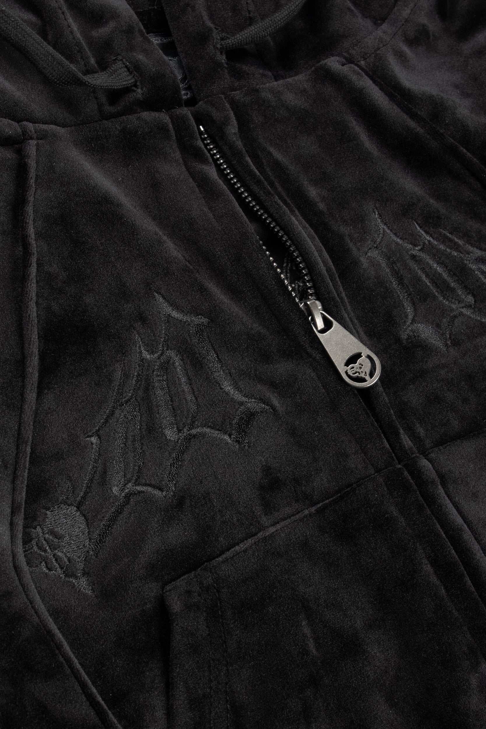 WOMEN'S VELOUR JACKET BLACK
