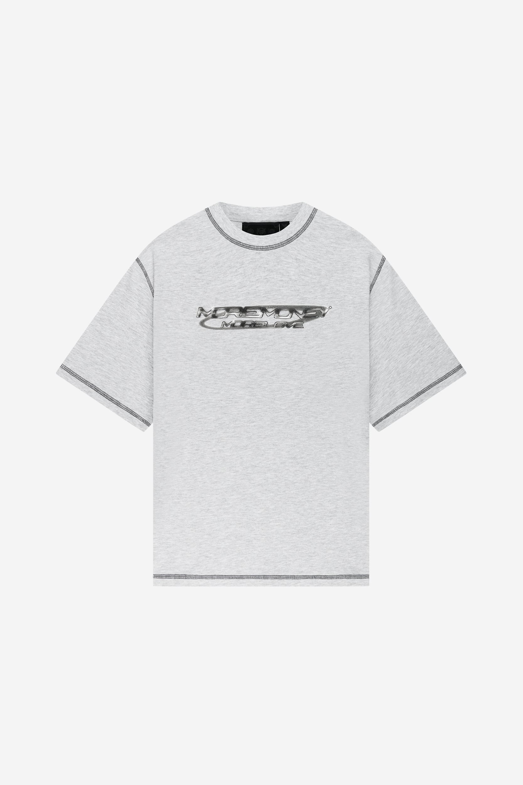 FLATLOCK BASE TEE GRAY MELANGE