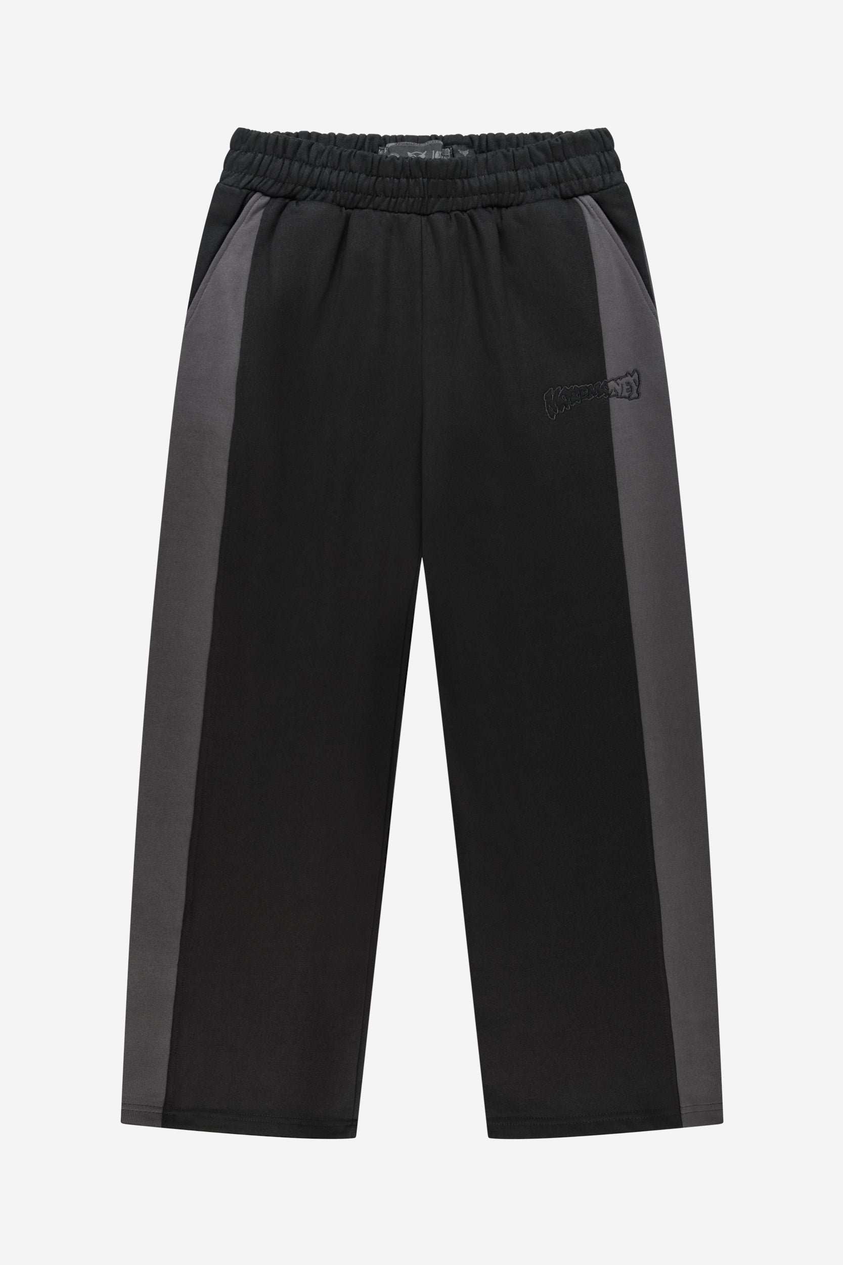 TWO TONE ZIP BLACK + TWO TONE JOGGER BLACK + SPLIT TEE BLACK GREY