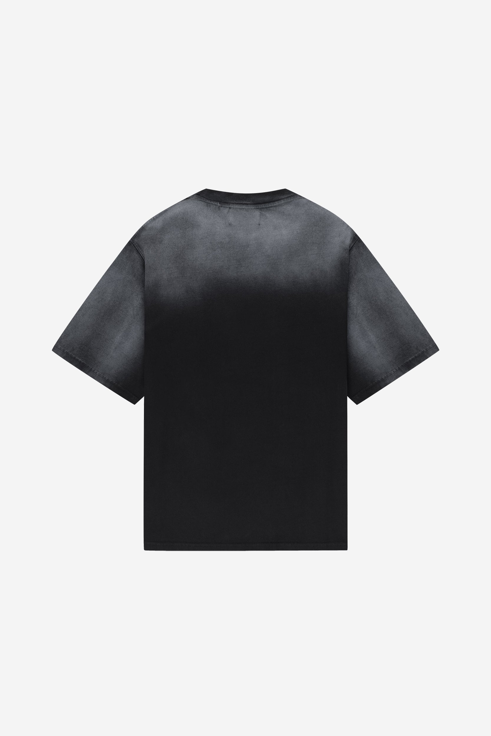 LOST BOND TEE BLACK SPRAY WASHED