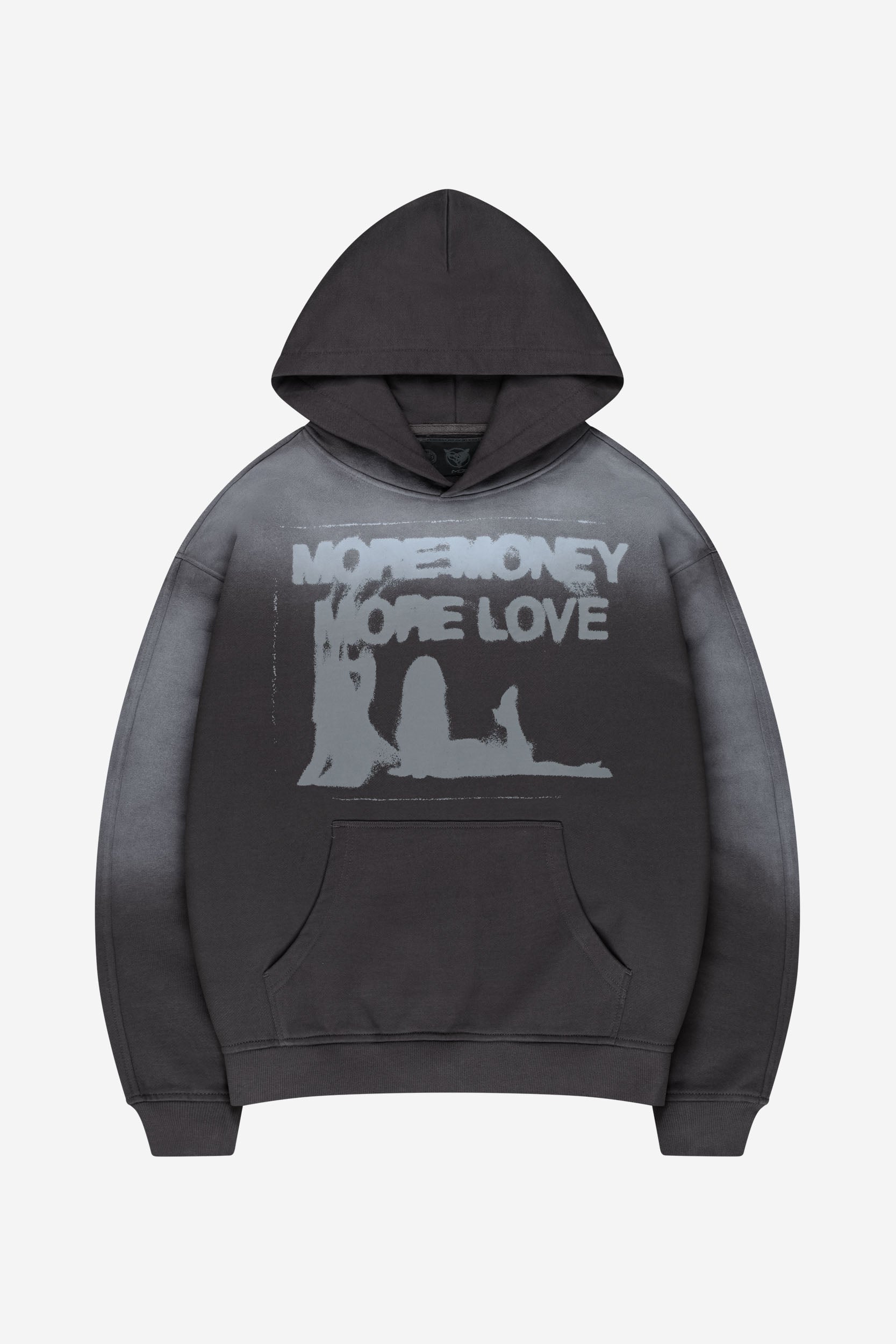 WET DREAM HOODIE DARK GREY WASHED