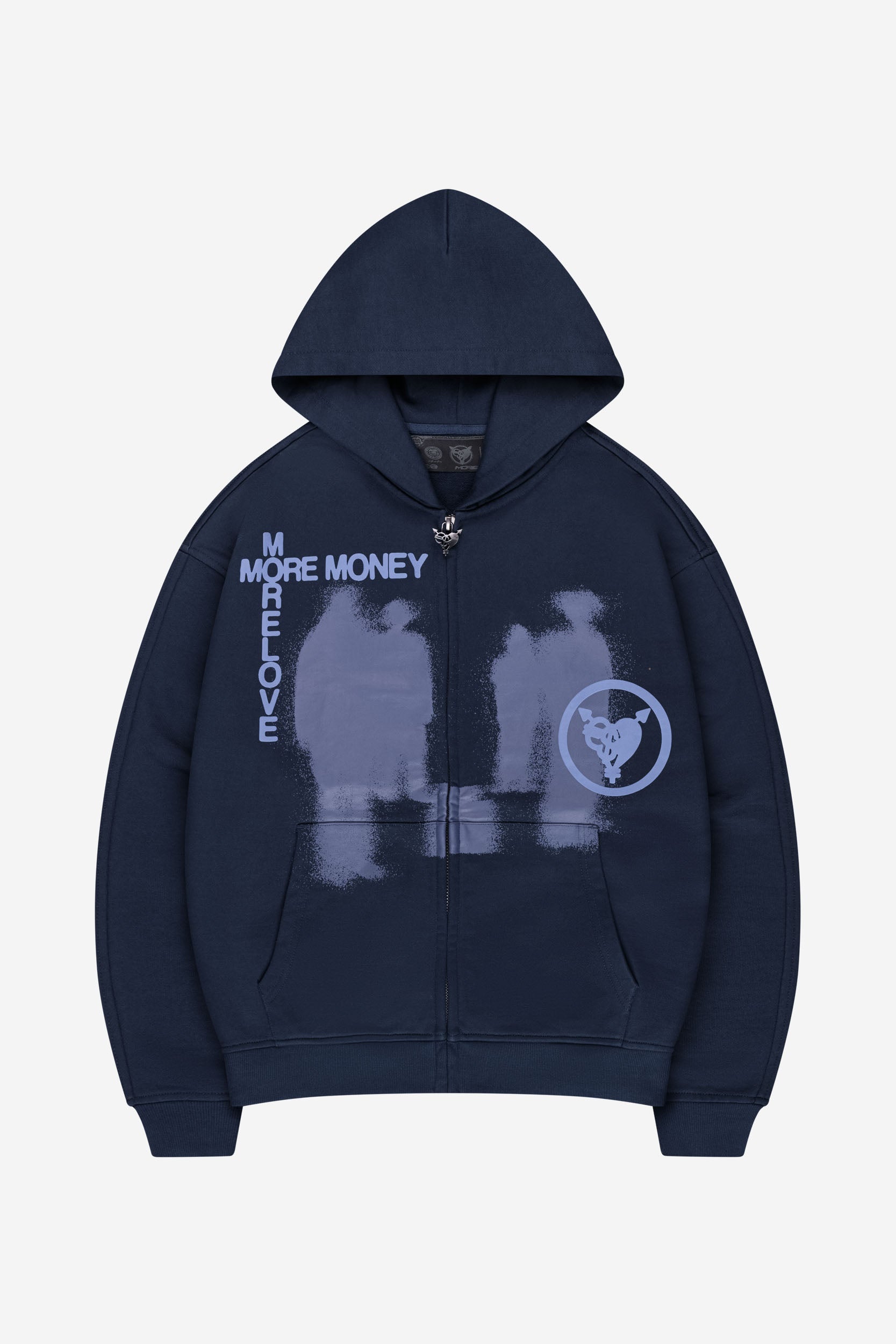 LOST BOND ZIP NAVY + OPEN LEG JOGGER NAVY