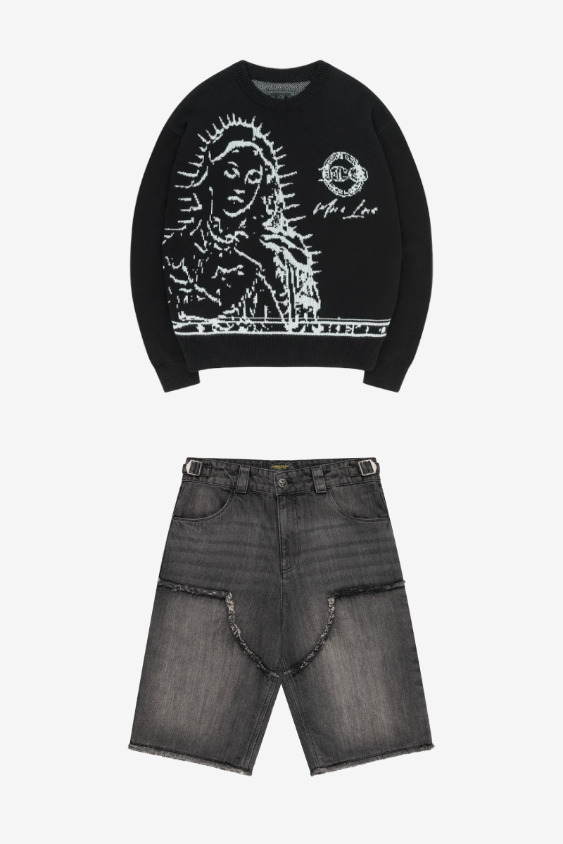 MORE BLESSINGS KNIT + WORKING MONEY SHORTS