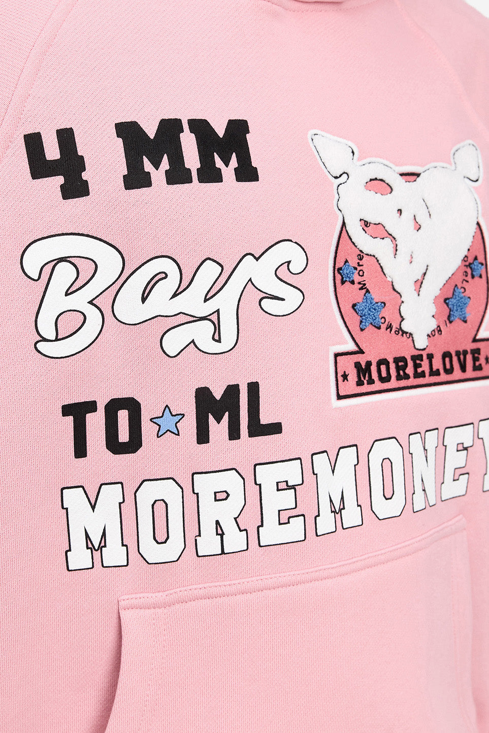 HEART BREAKER HOODIE PINK