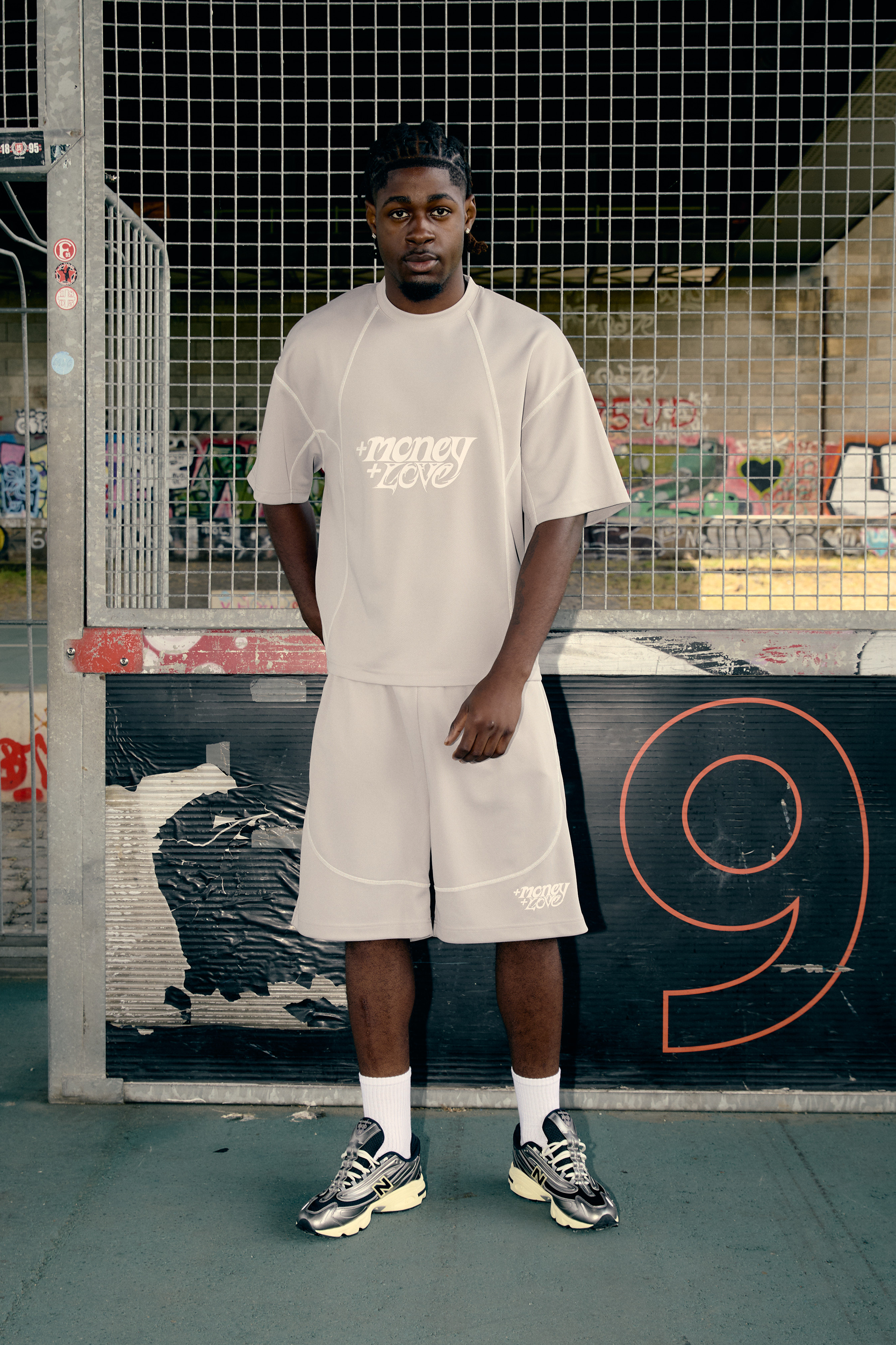 FLATLOCK JERSEY LIGHT GREY