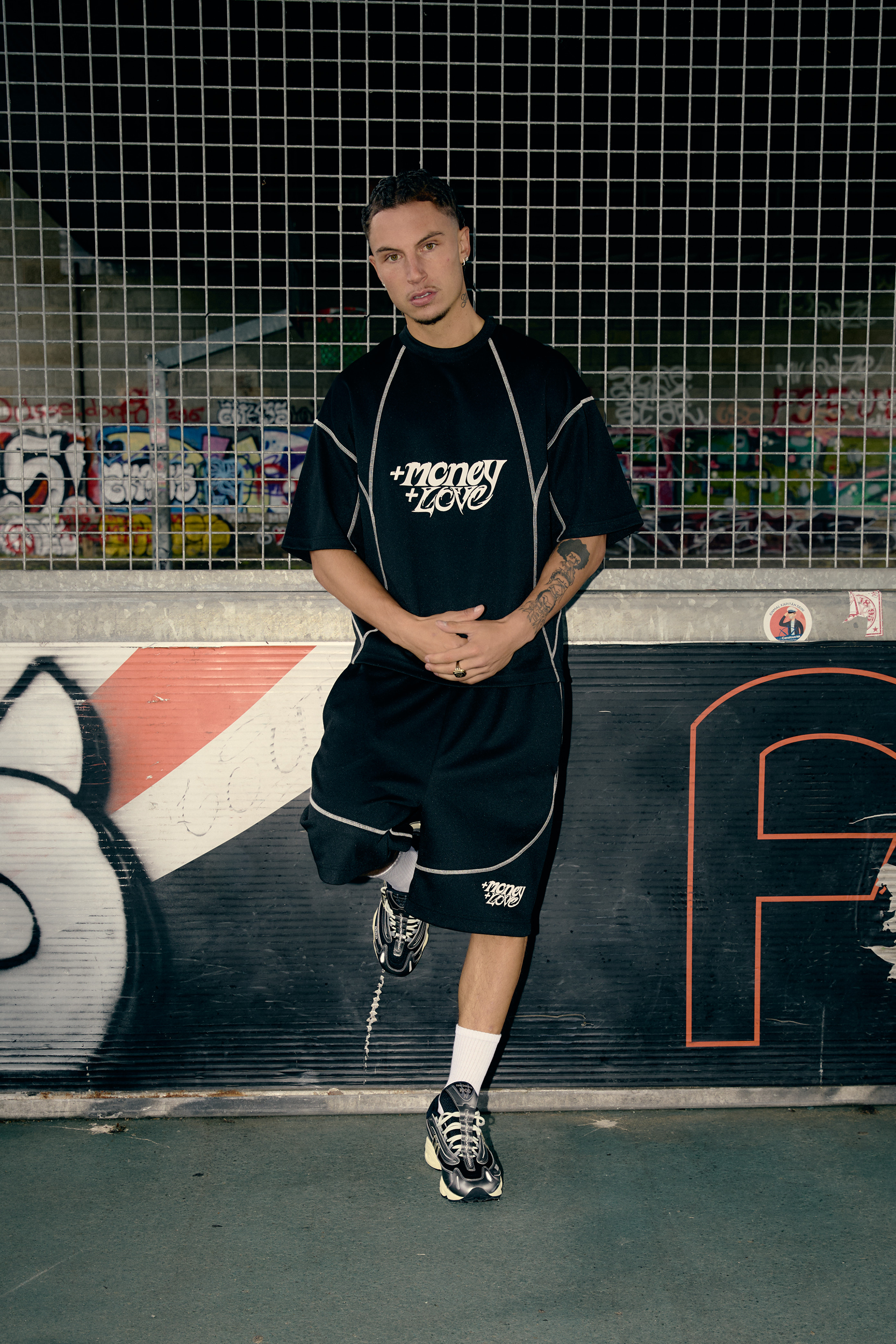 FLATLOCK JERSEY BLACK