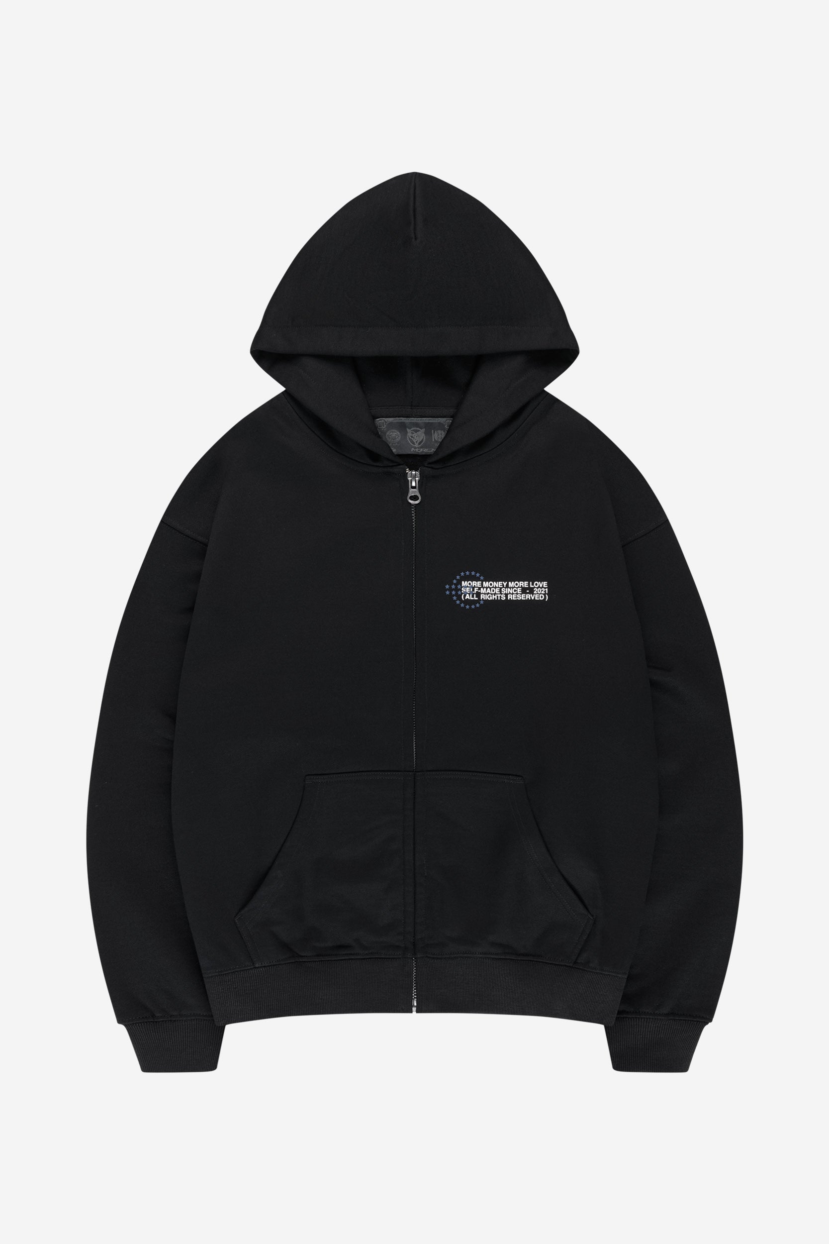 PROFIT ZIP HOODIE BLACK
