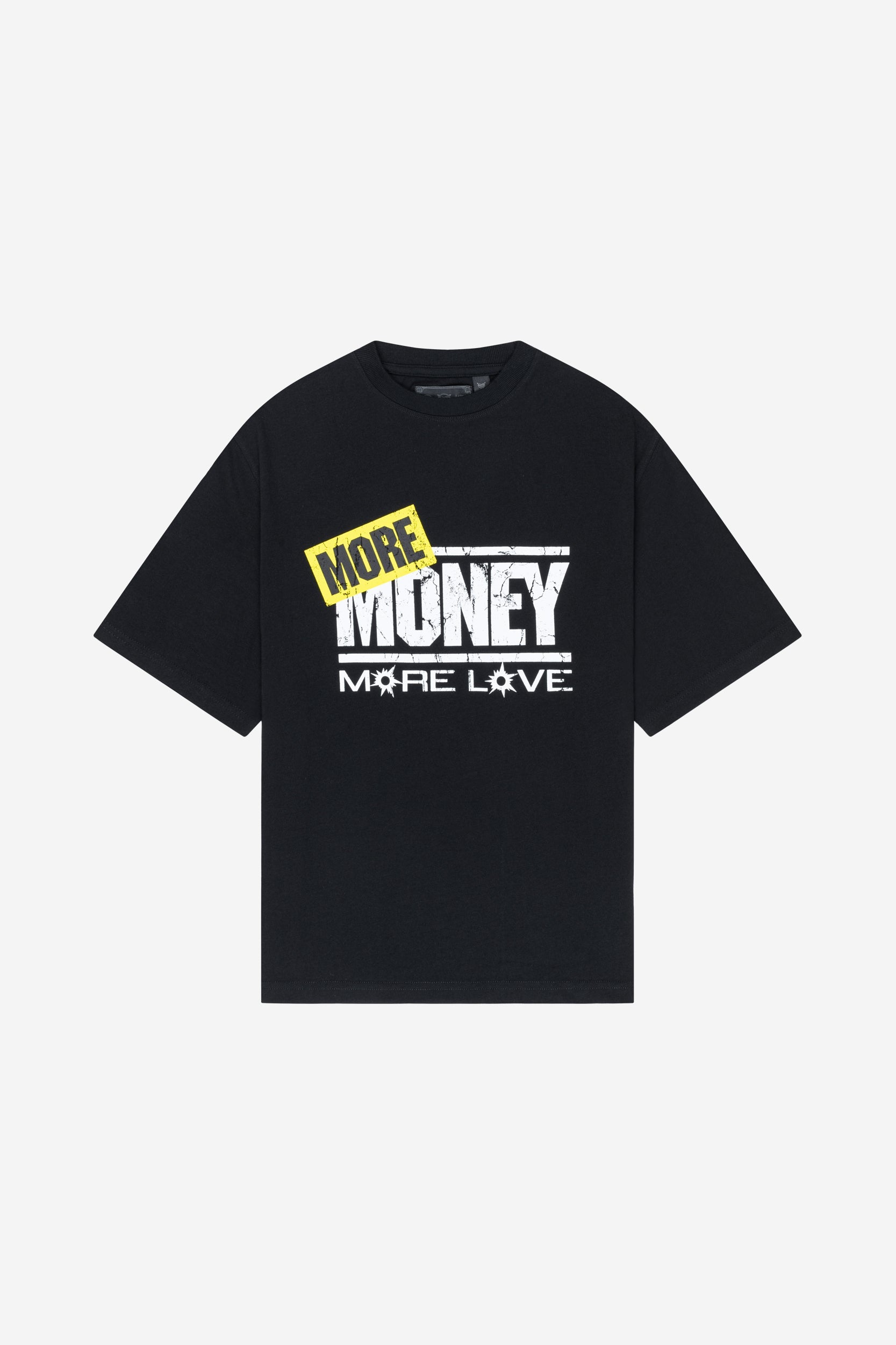 RESTRICTED TEE BLACK + DISTINCTIVE COATED JORTS BLACK