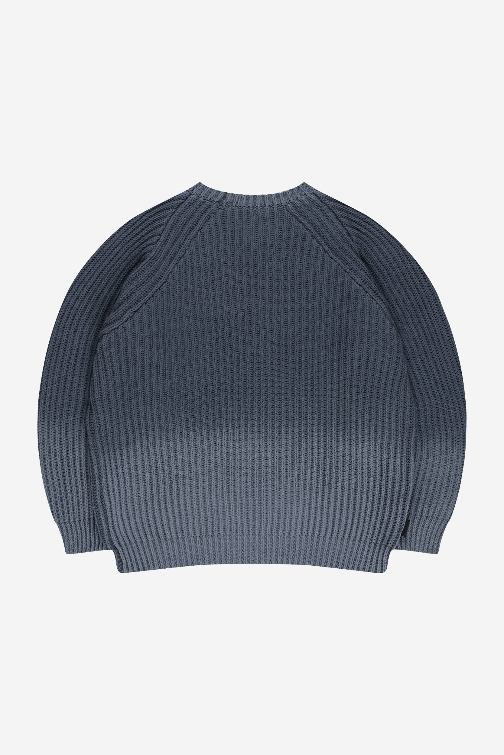 WASHED KNIT SWEATER ANTRACITE