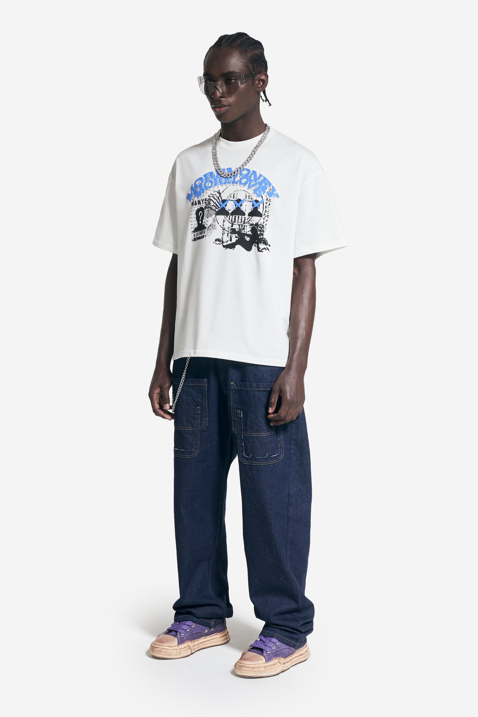 WILDLY WANTED BLANC TEE WHITE