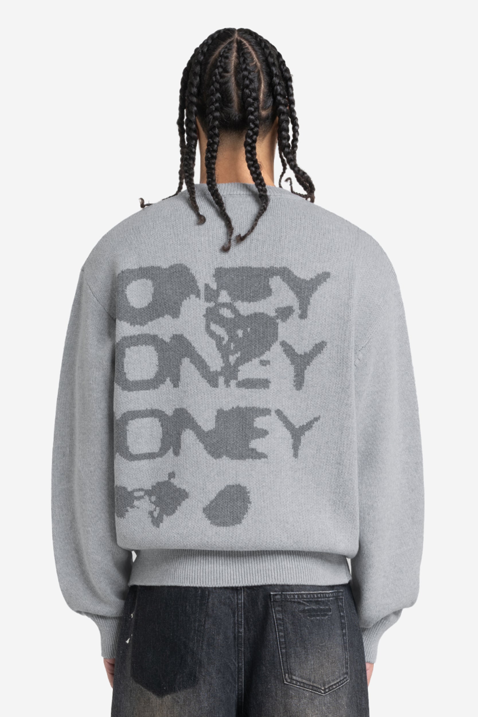 RADIANT CASH KNIT DARK GREY MELANGE