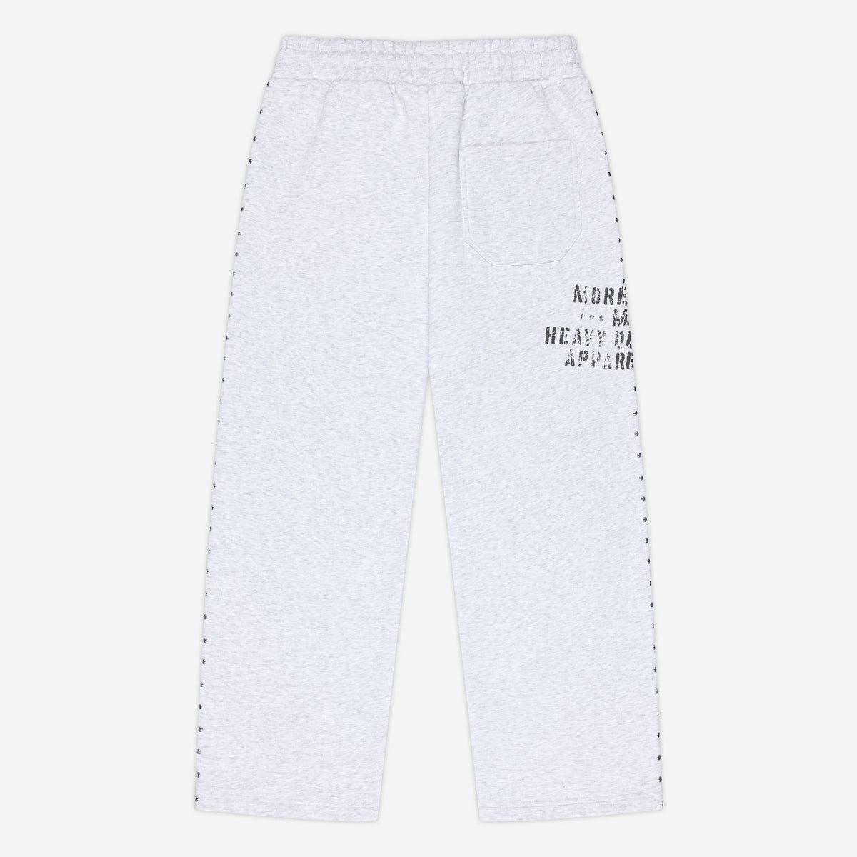 STUDDED JOGGER HEATHER GREY