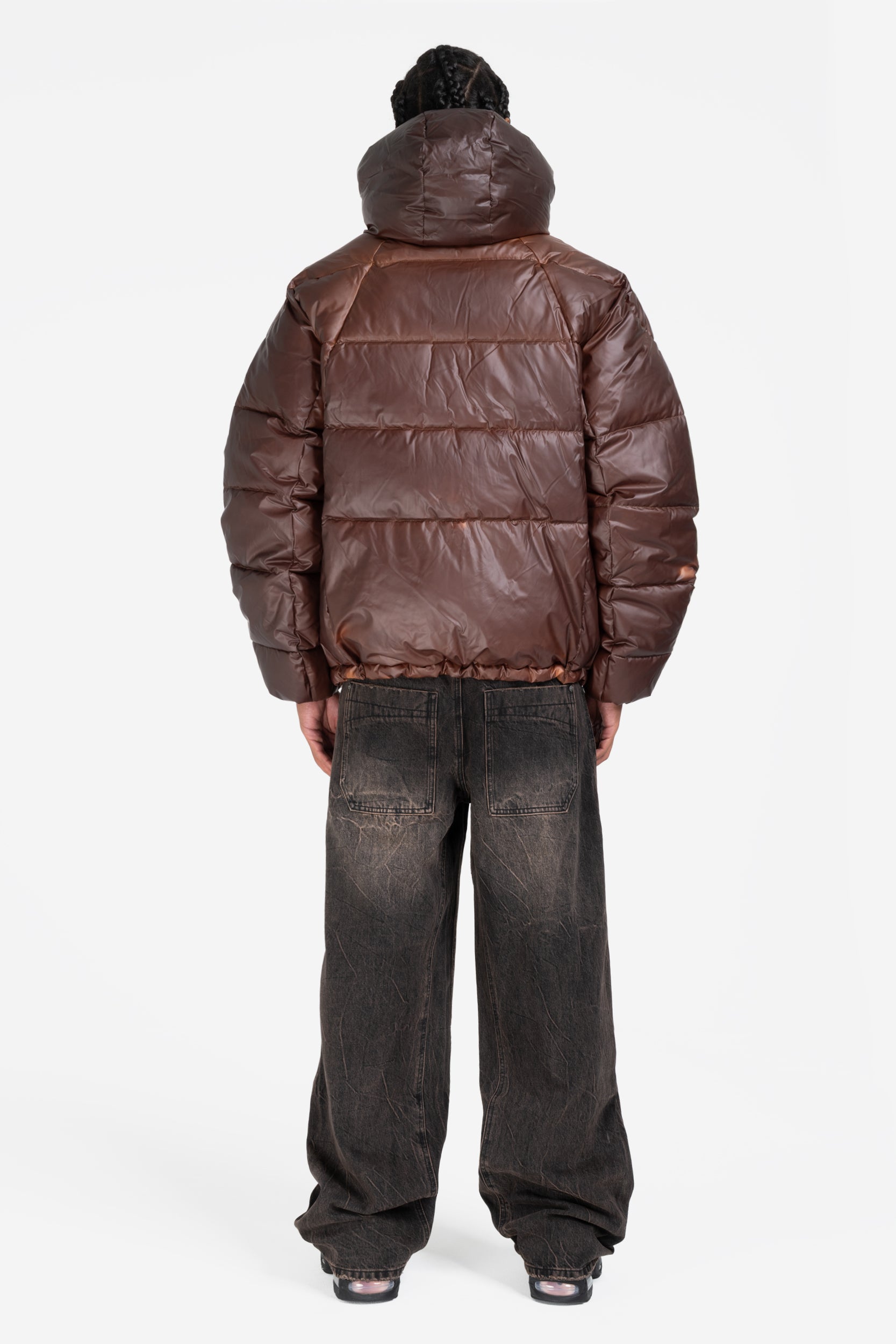 HEAT REACTIVE BIG PUFFA JACKET BROWN