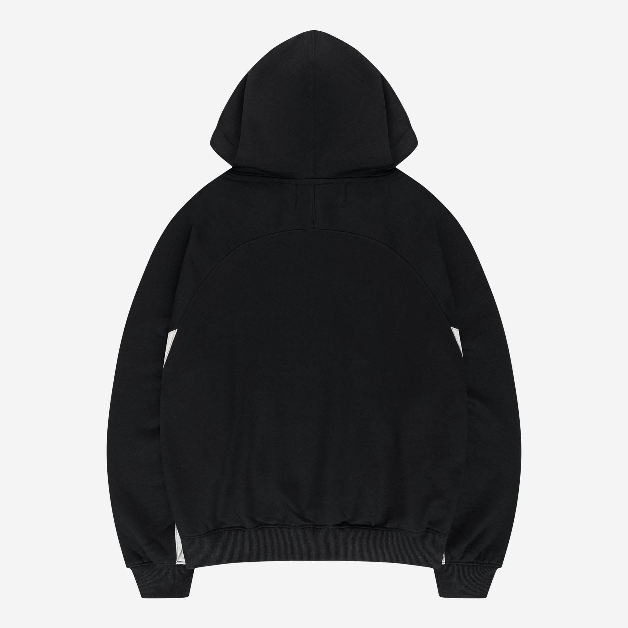 PANEL HOODIE BLACK
