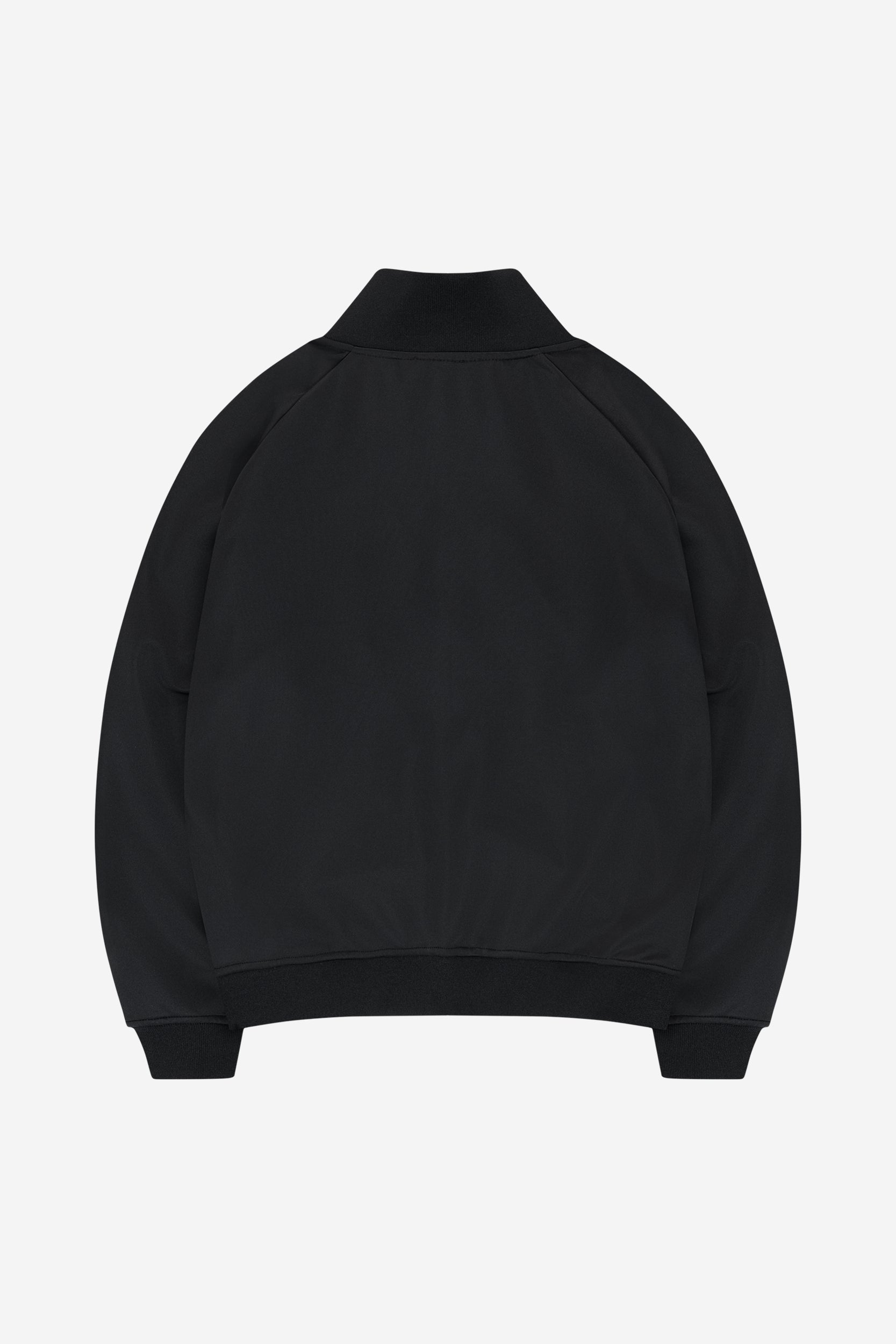 STRIPED TRACK JACKET BLACK