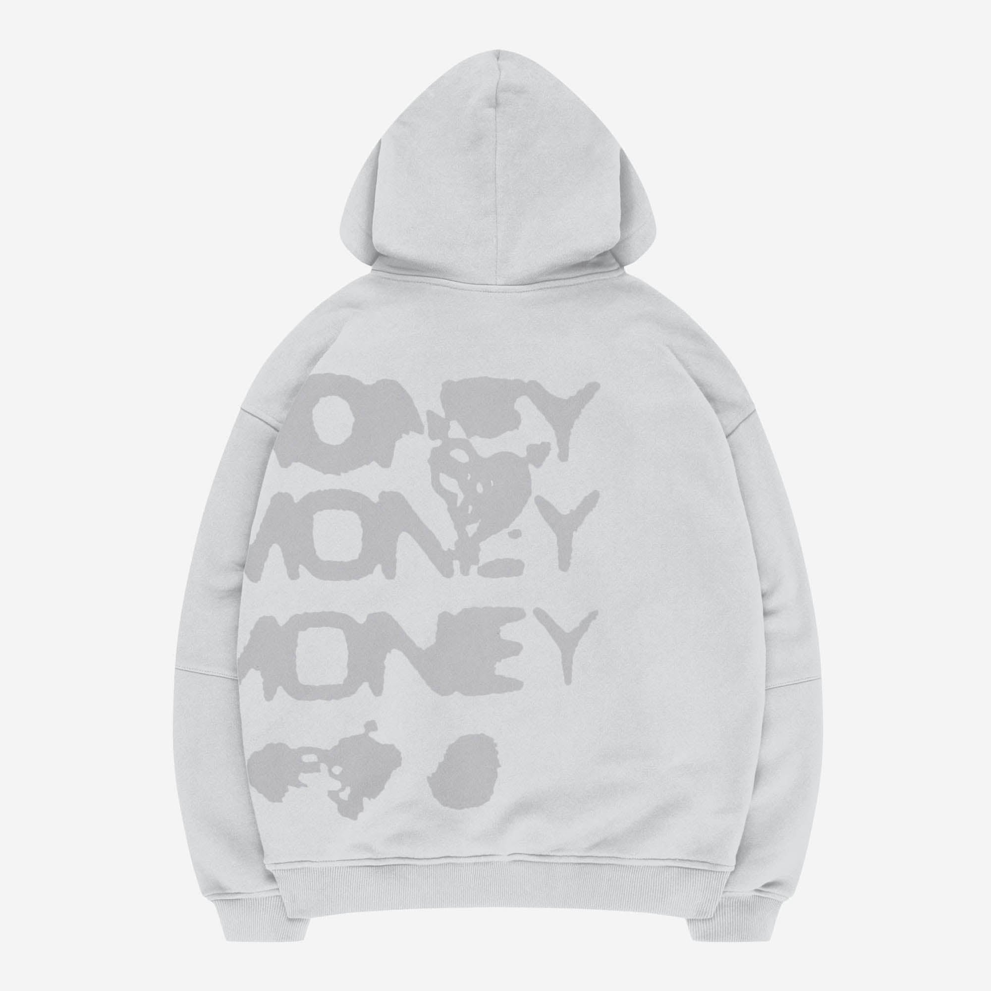 RADIANT CASH HOODIE LIGHT GREY