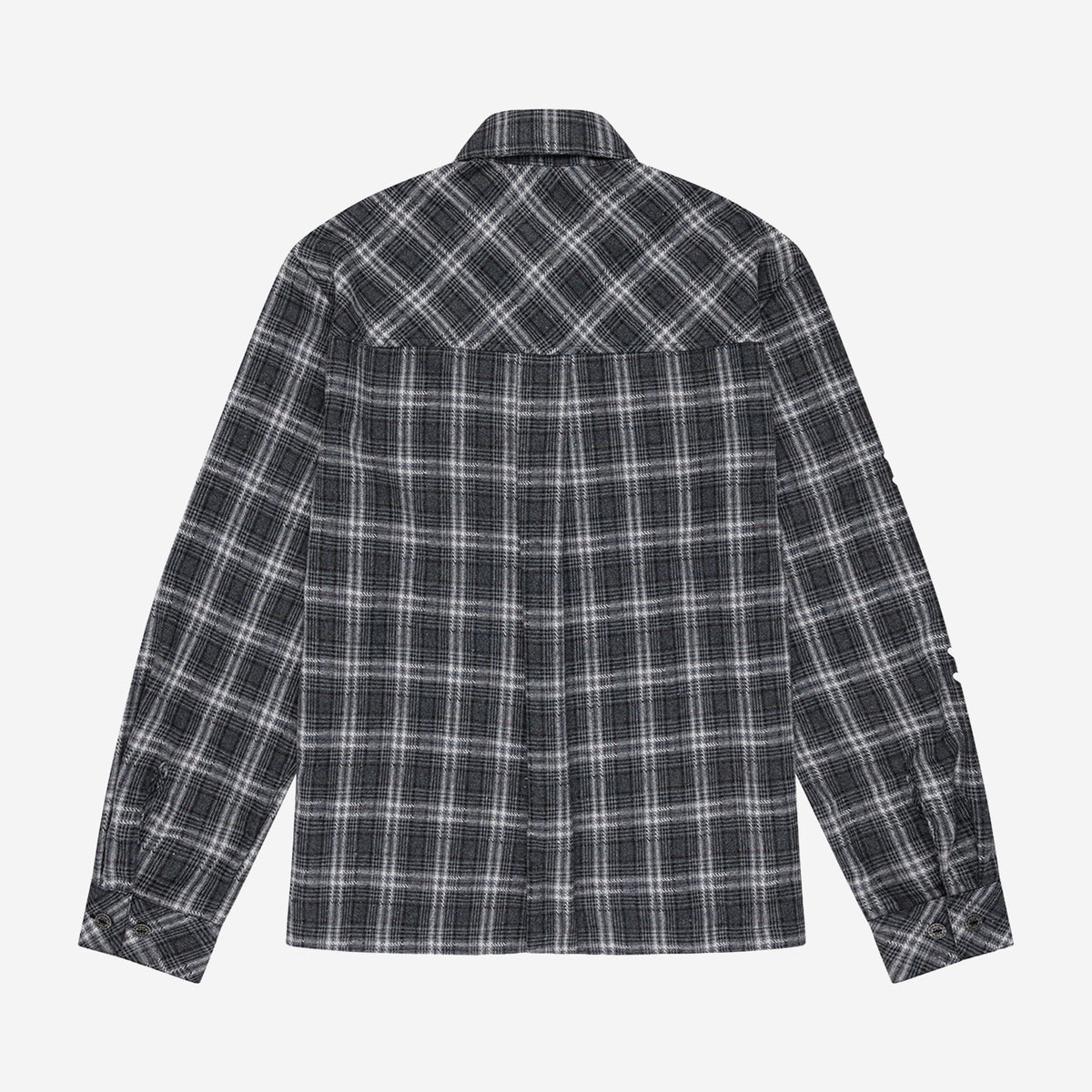 SCRIPT FLANNEL DARK GREY