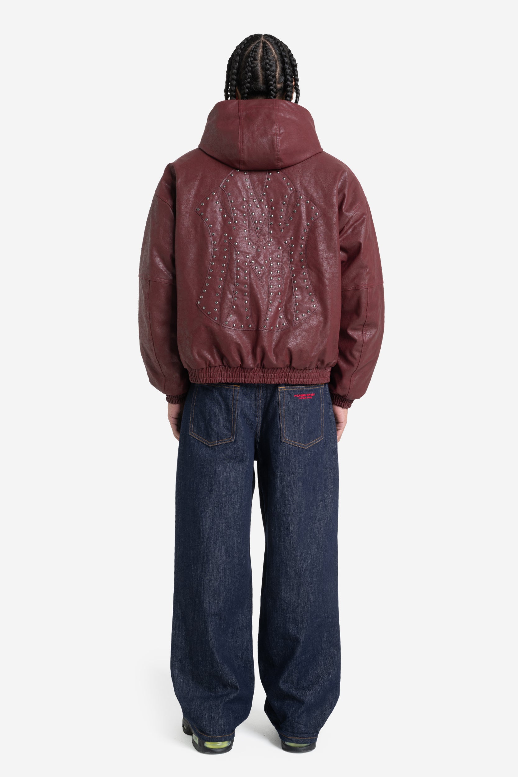 DA BIG M LEATHER JACKET RED